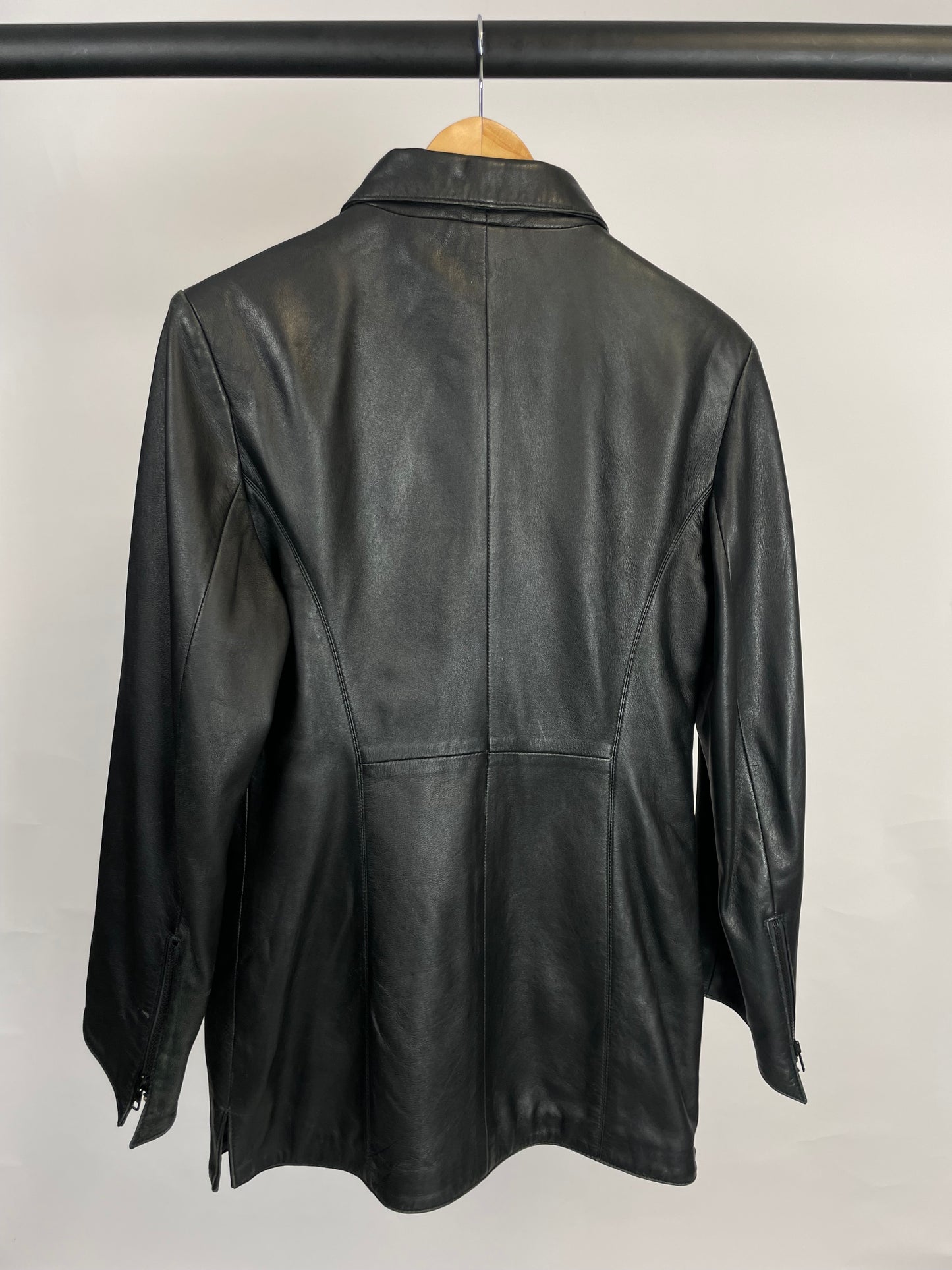 Vintage 90s Ashwood Long Leather Jacket