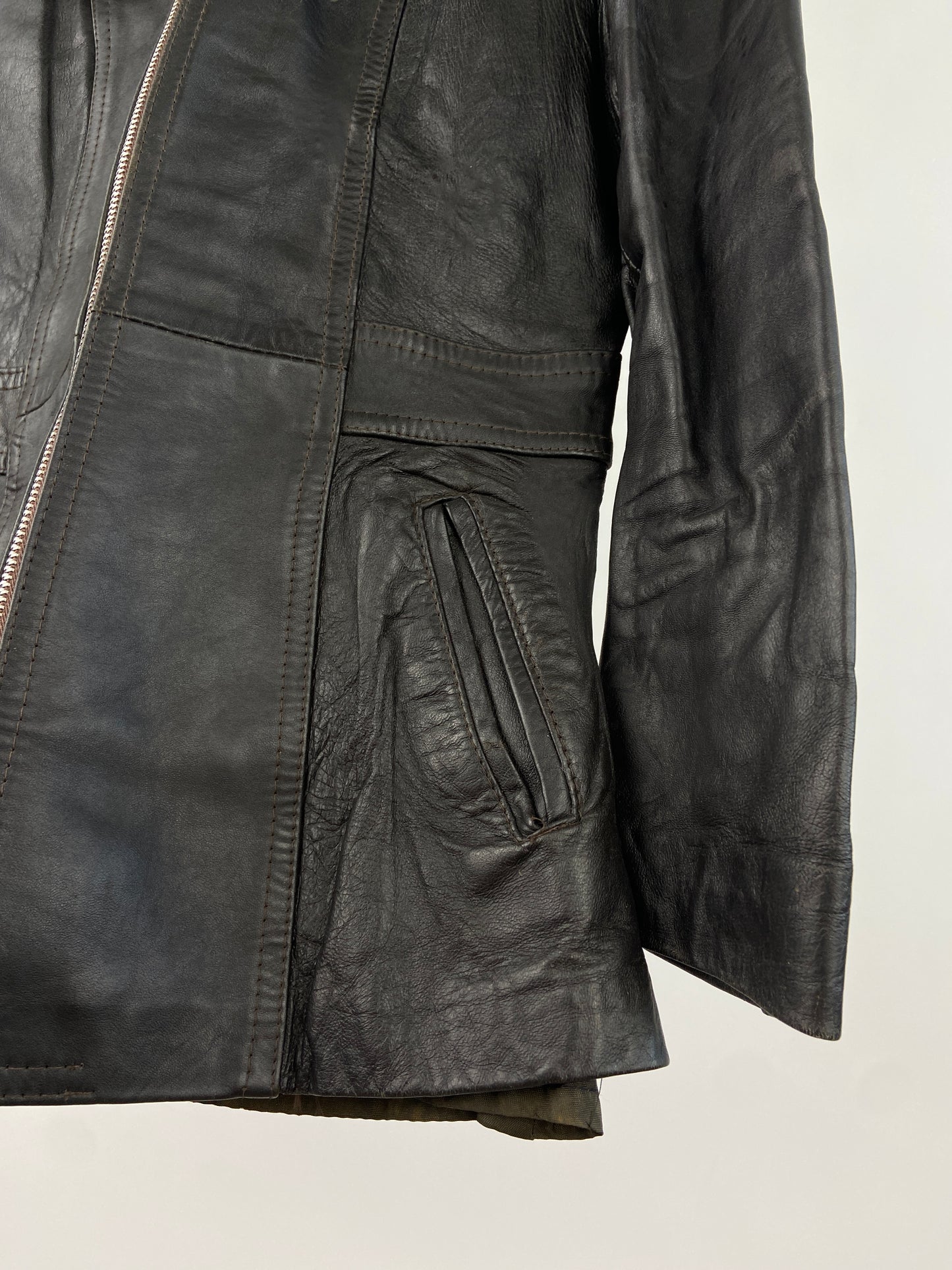 Vintage 60s Brown Leather Jacket