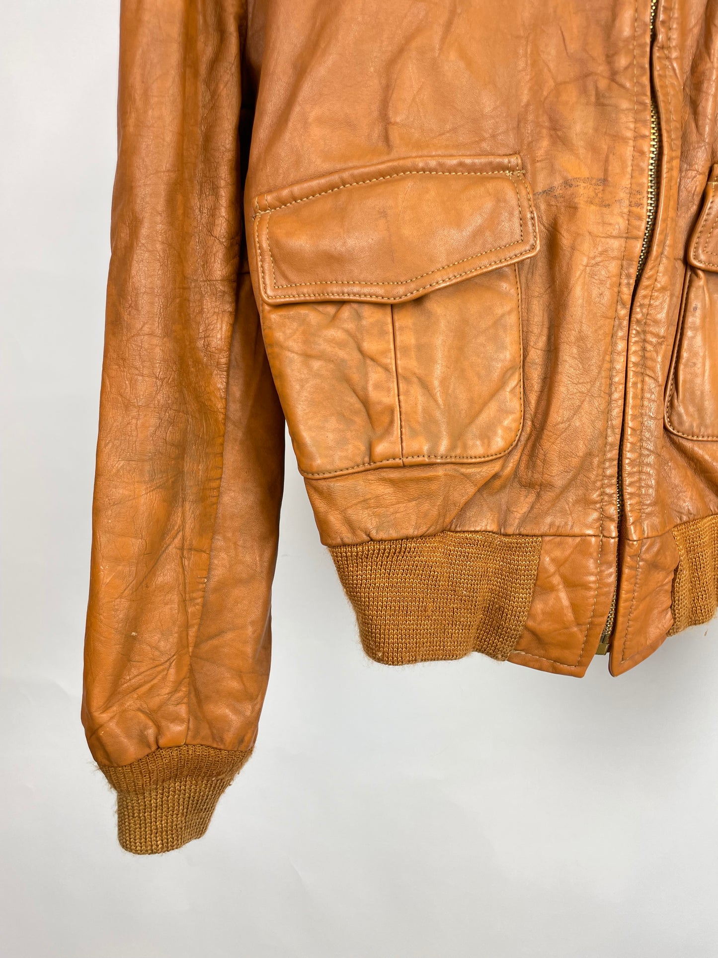 Vintage 90s The Leather Shop Leather Jacket