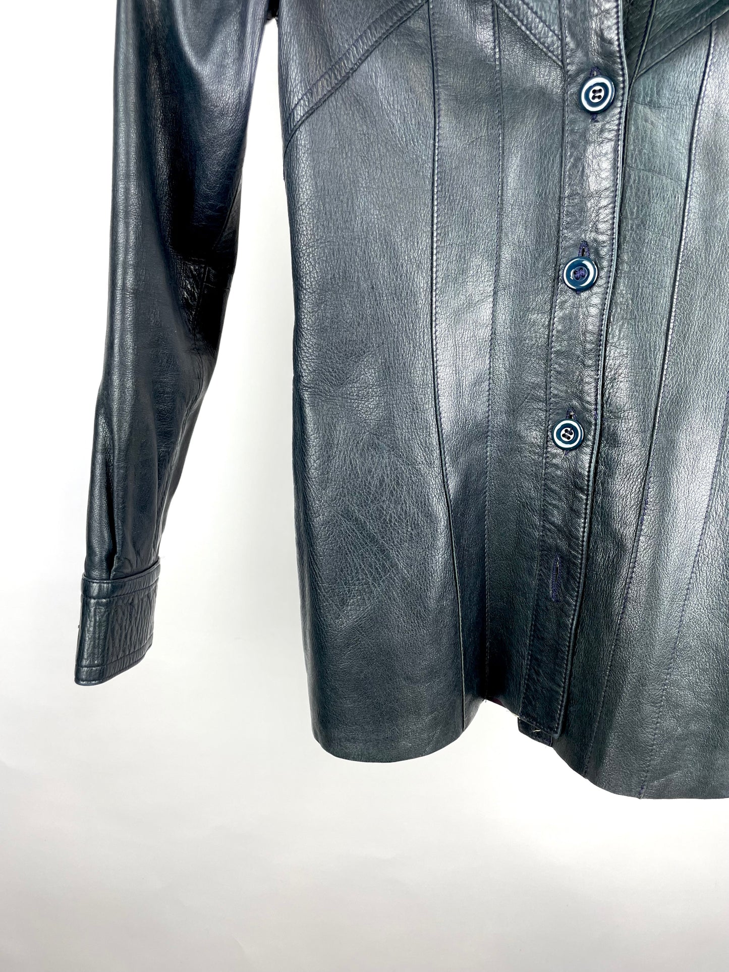 Vintage 90s Brezin Leather Jacket