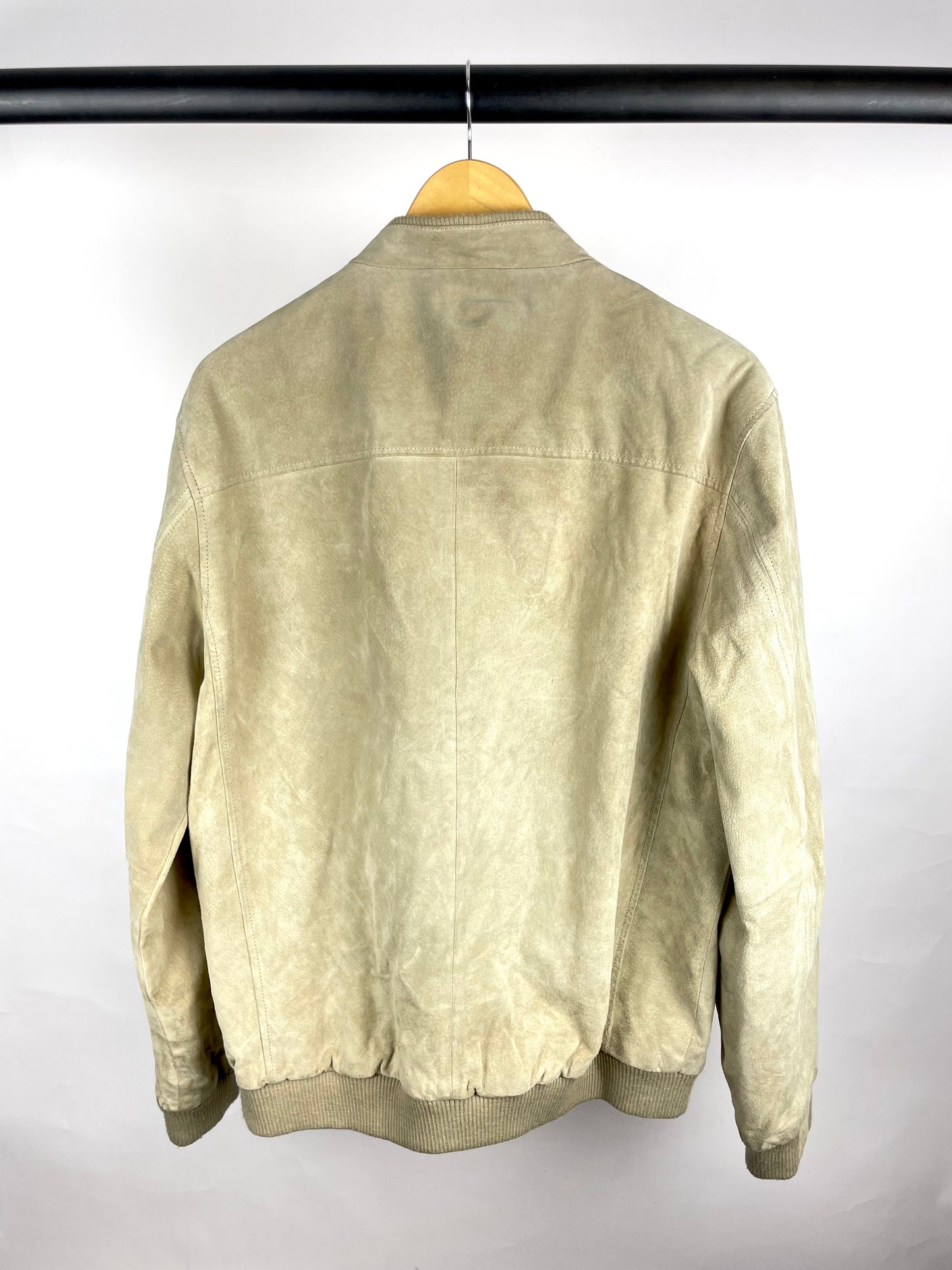 Vintage 90s Wind Horse Suede Jacket