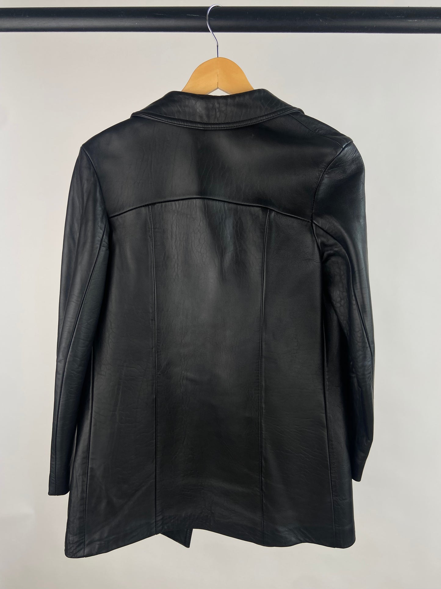 Vintage 90s Black Leather Jacket