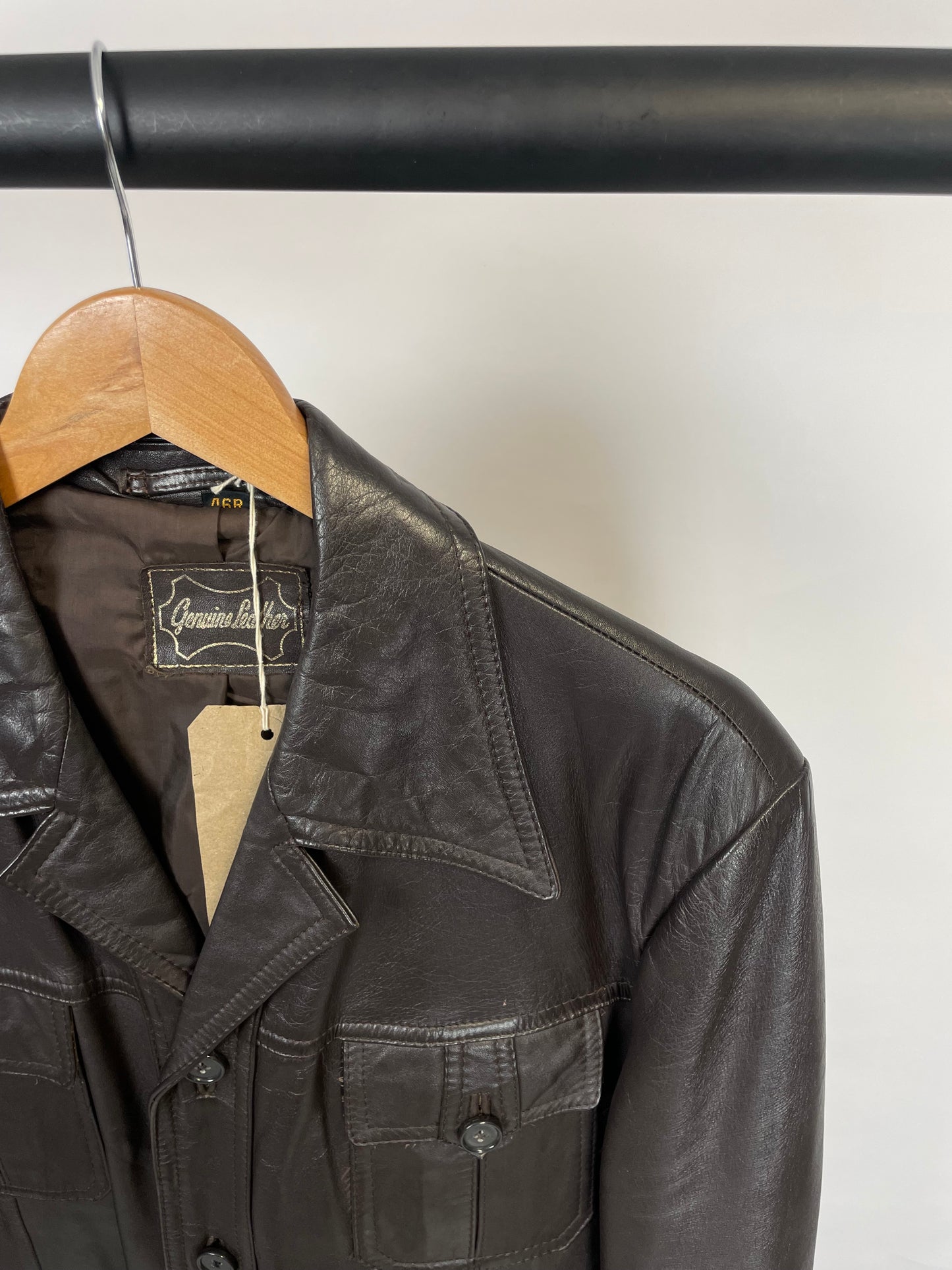 Vintage 90s Genuine Leather Jacket