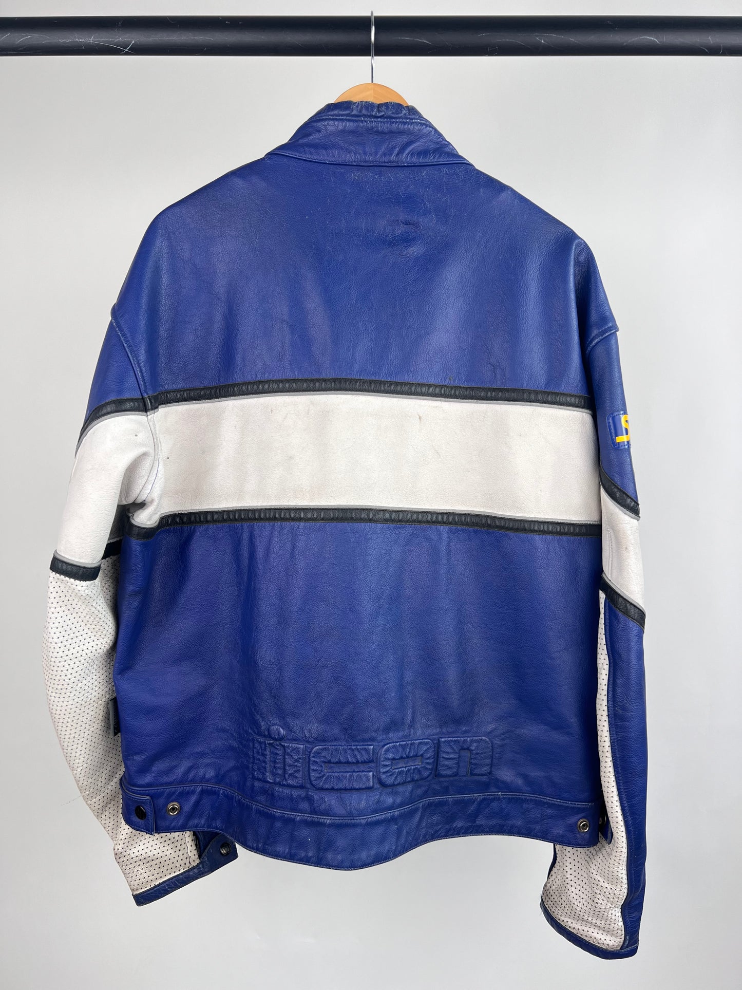 Icon 90s Leather Motorbike Jacket