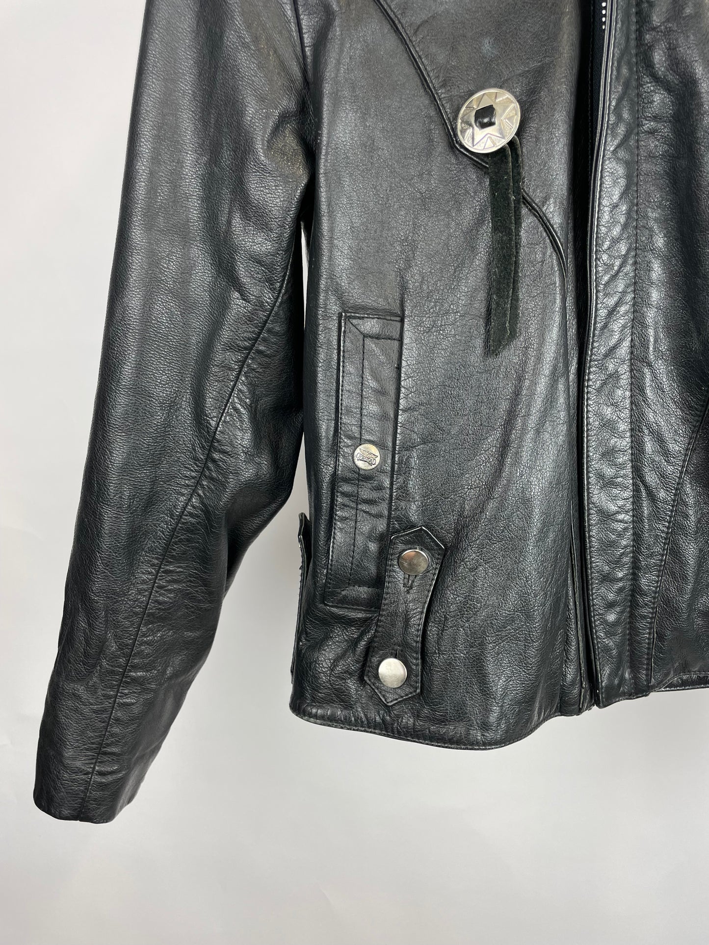 Vintage 90s Open Road Leather Jacket