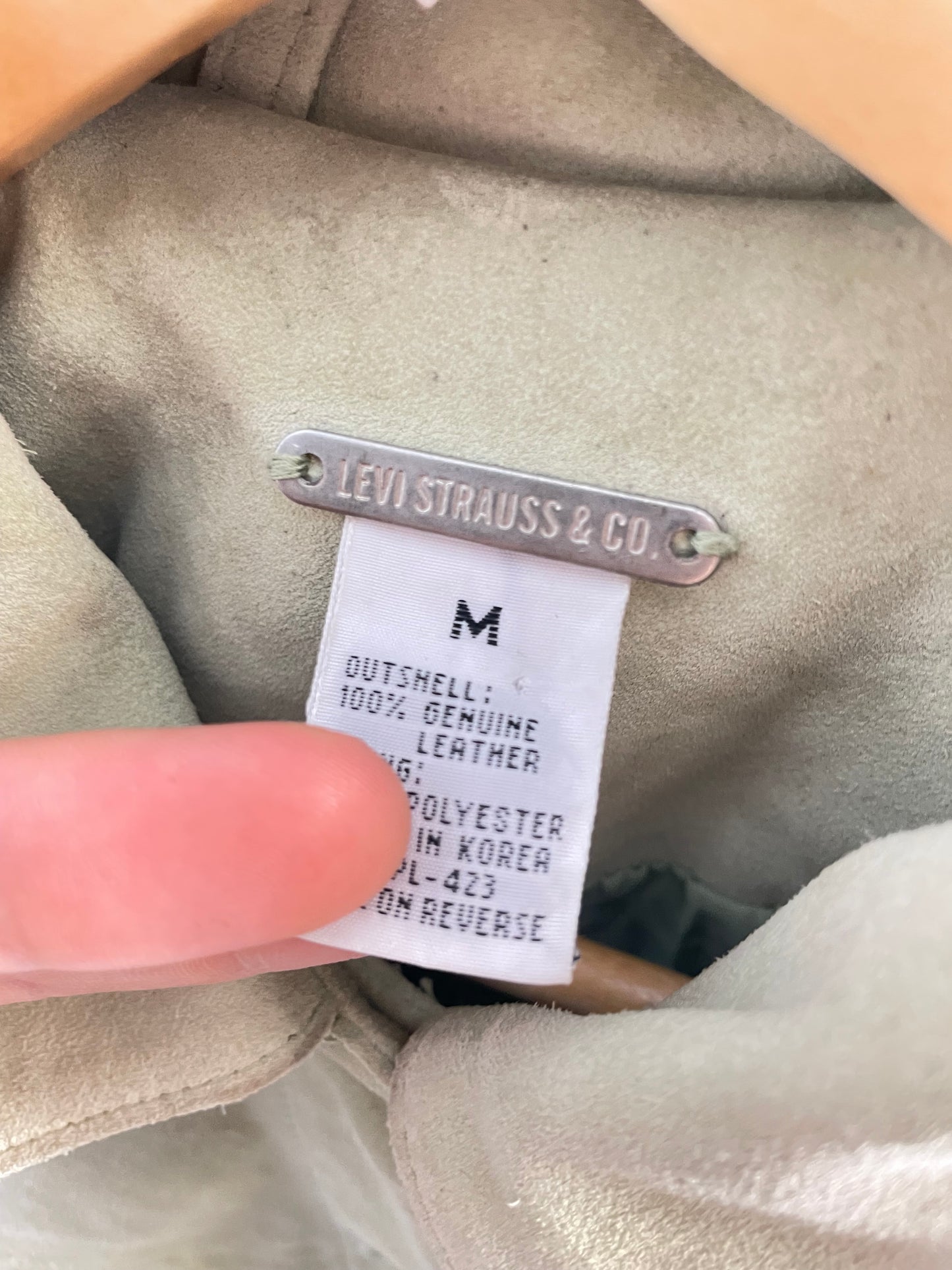 Vintage 90s Levi’s Suede Jacket