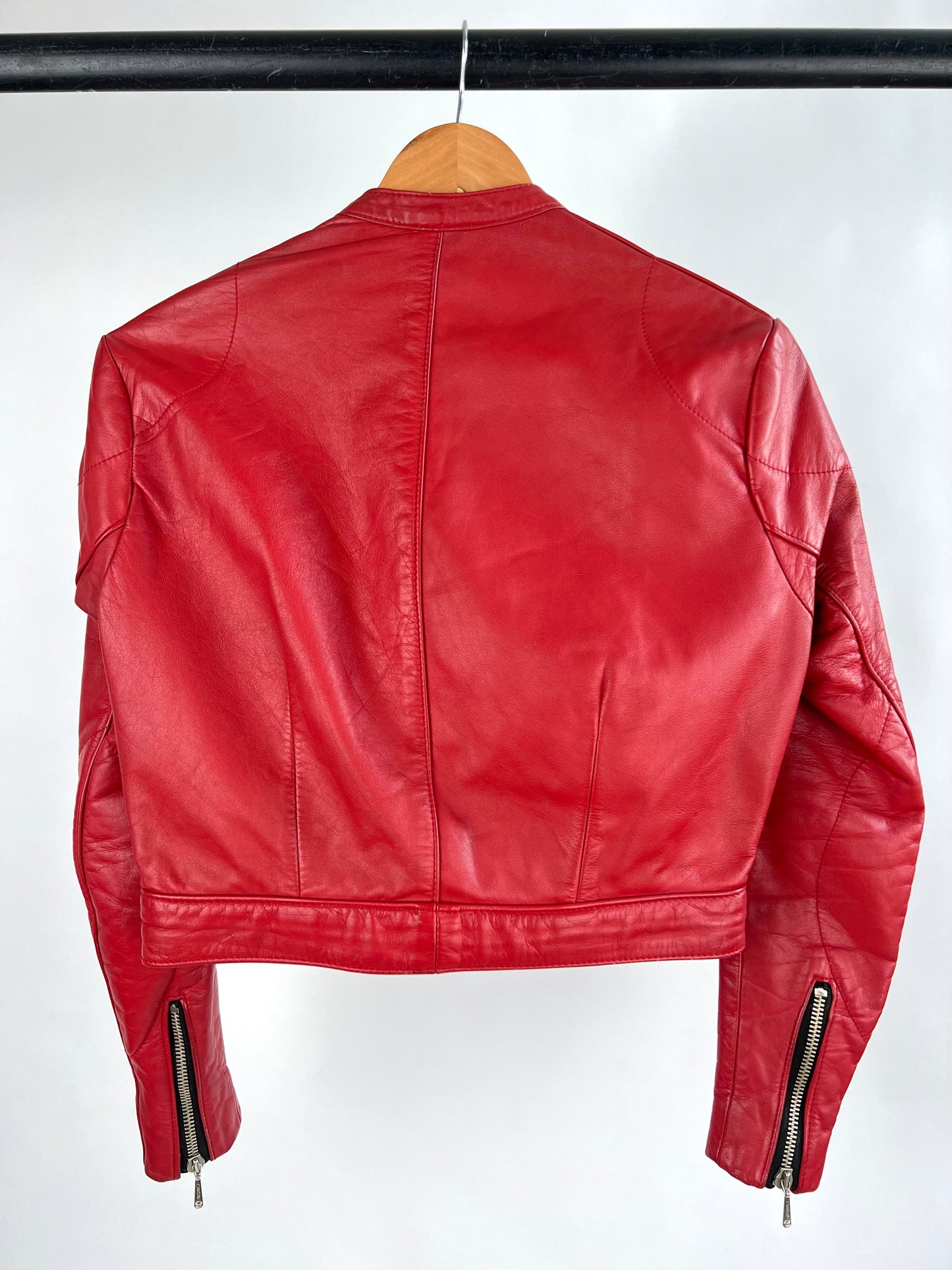 Vintage 90s Leather Motorbike Jacket