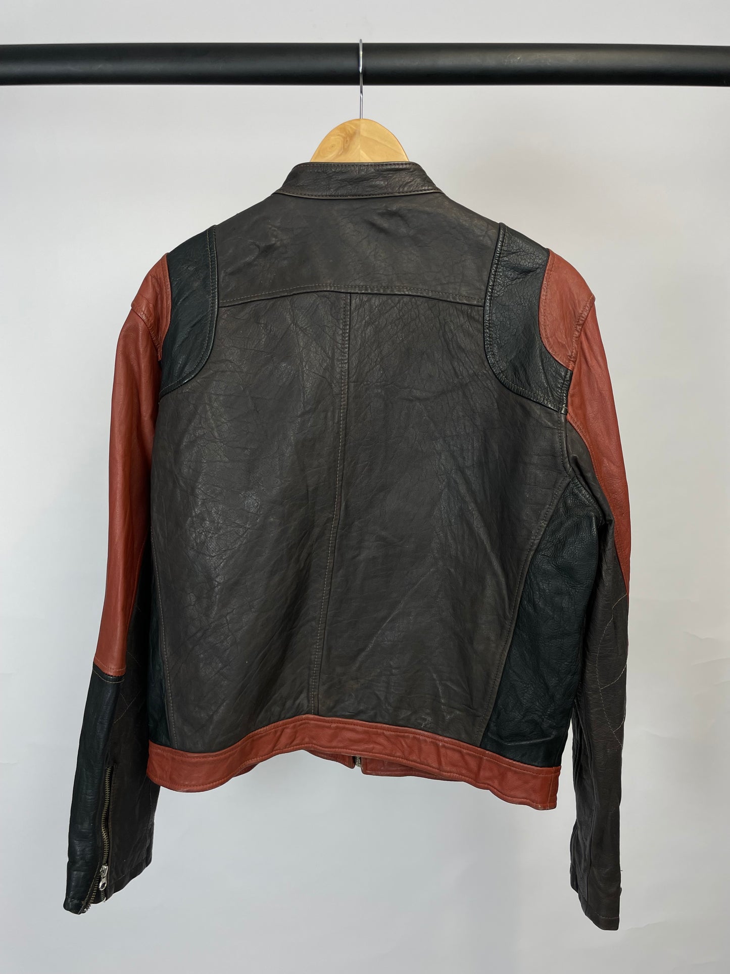 Alpha Industries 90s Leather Motorbike Jacket