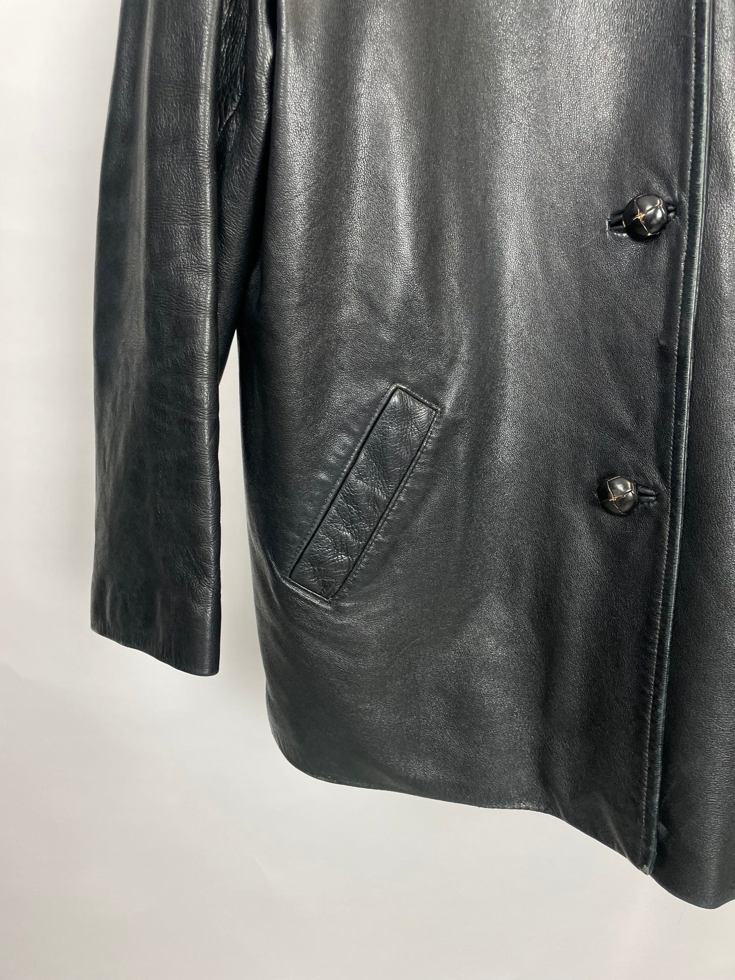 Vintage 90s GK by Genel Leather Jacket