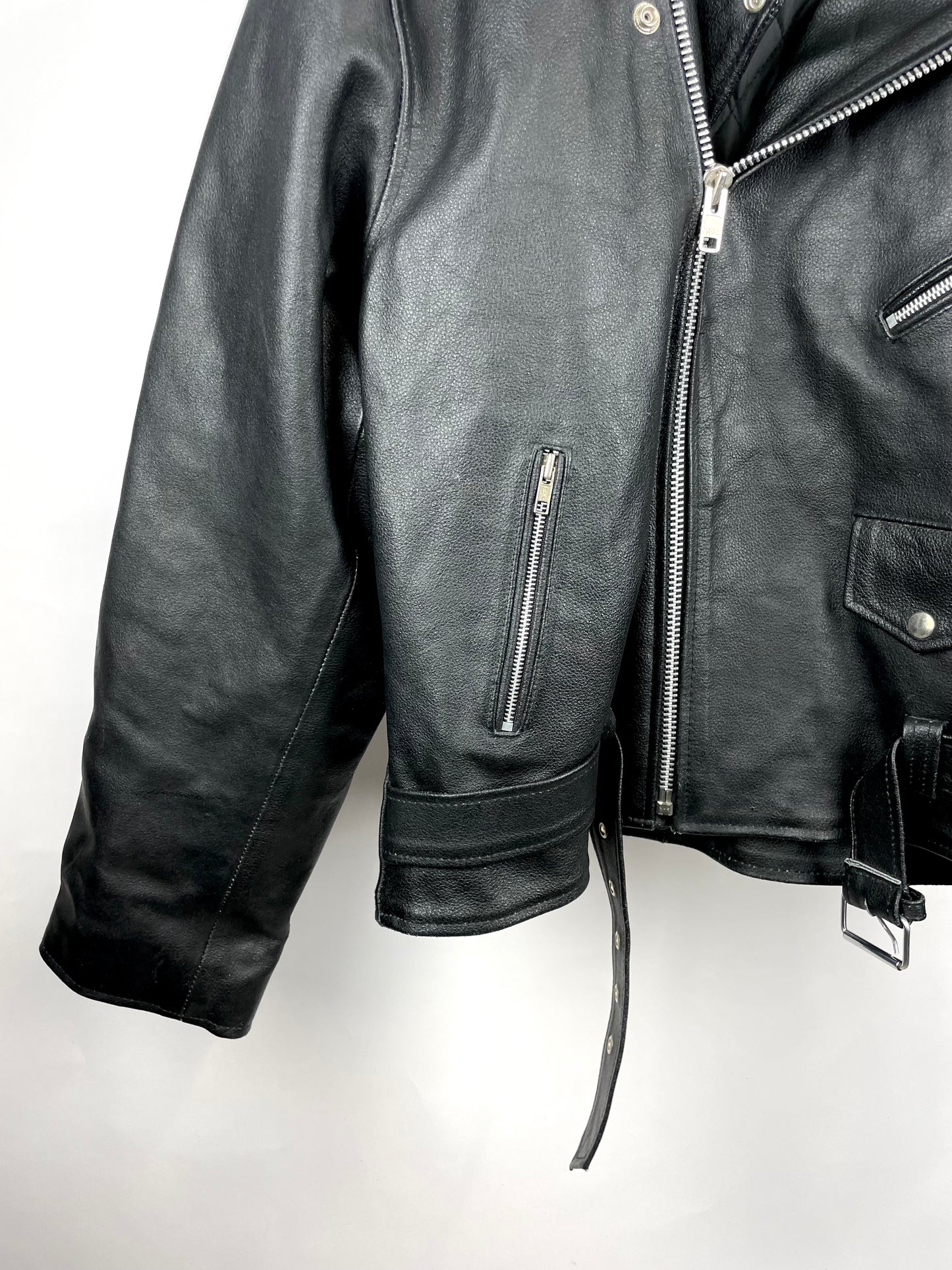 Vintage 90s KA WEARS Tassel Leather Jacket