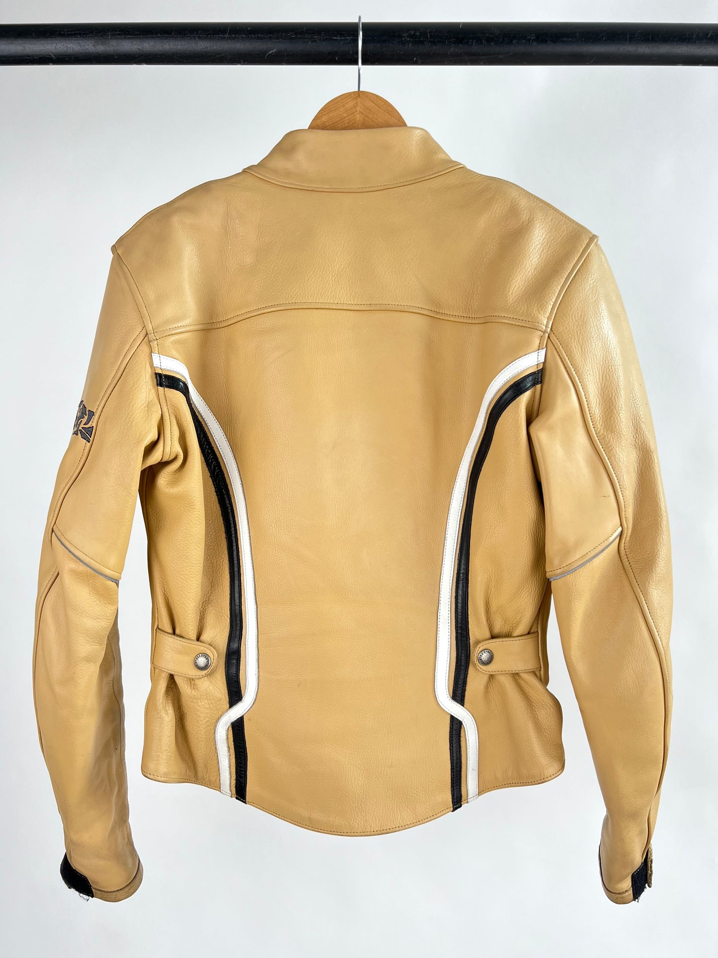 Helston 90s Leather Motorbike Jacket