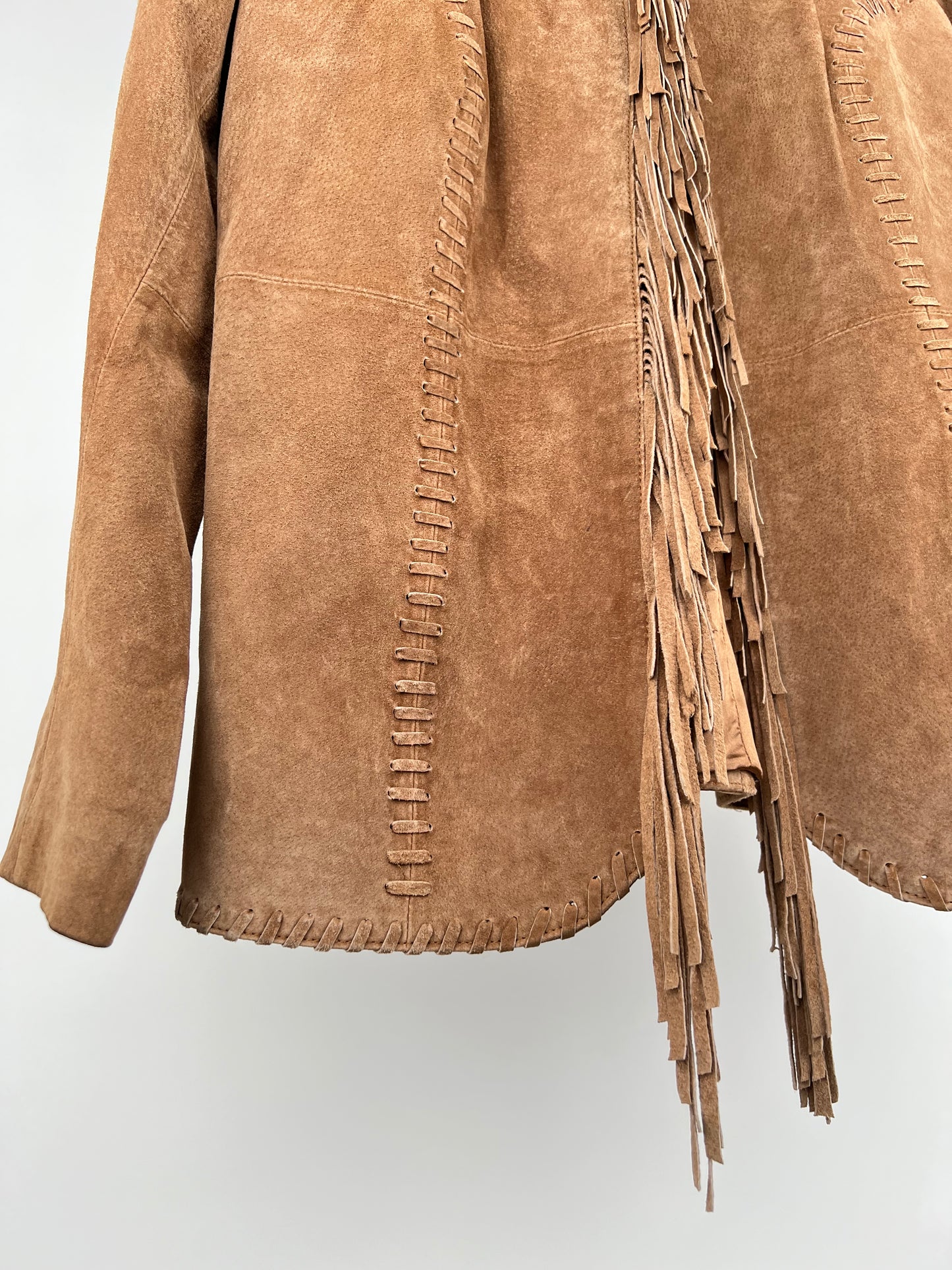 Western 70s Suede Tassel Jacket