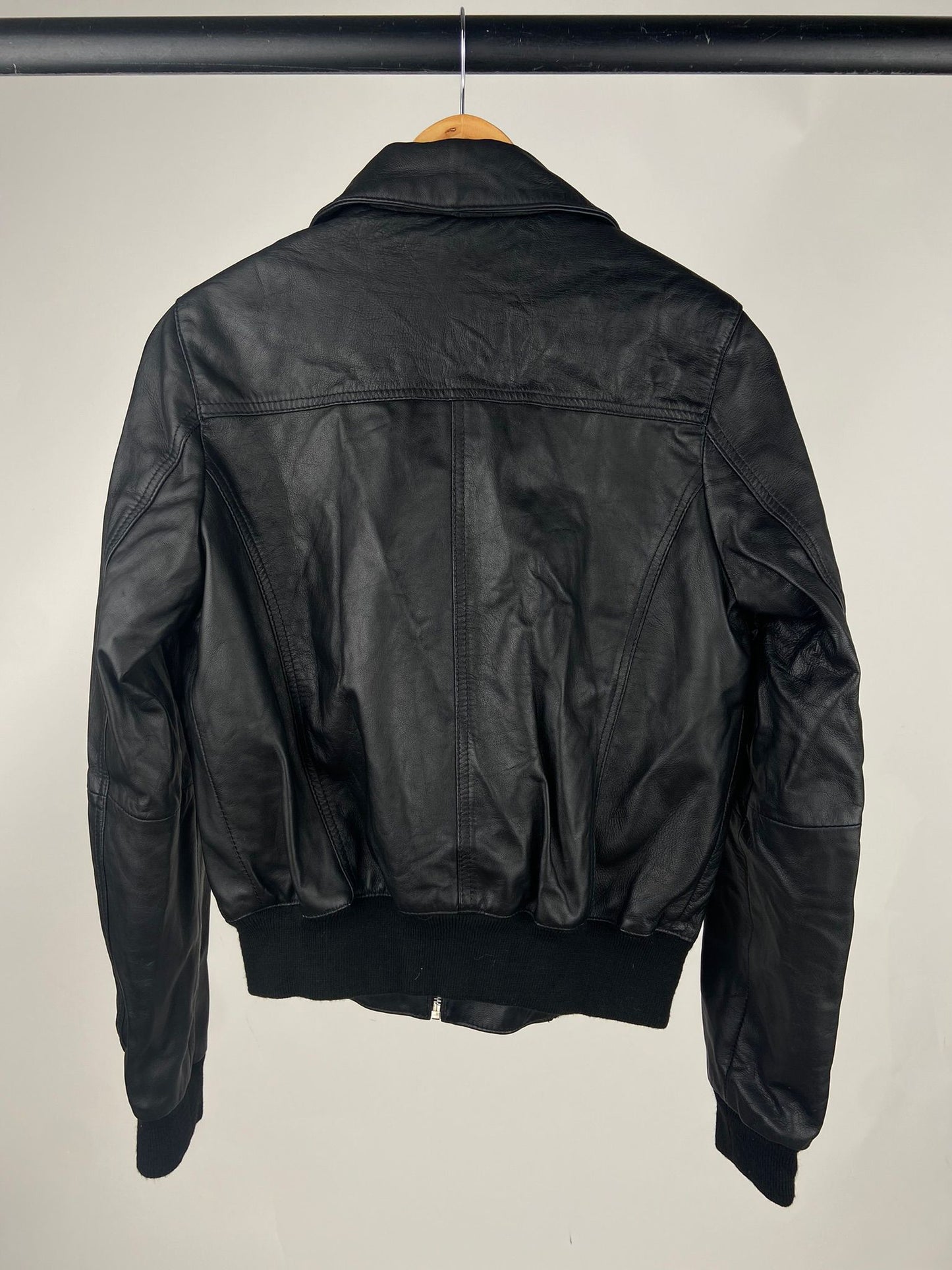 Vintage 90s Classic Leather Jacket