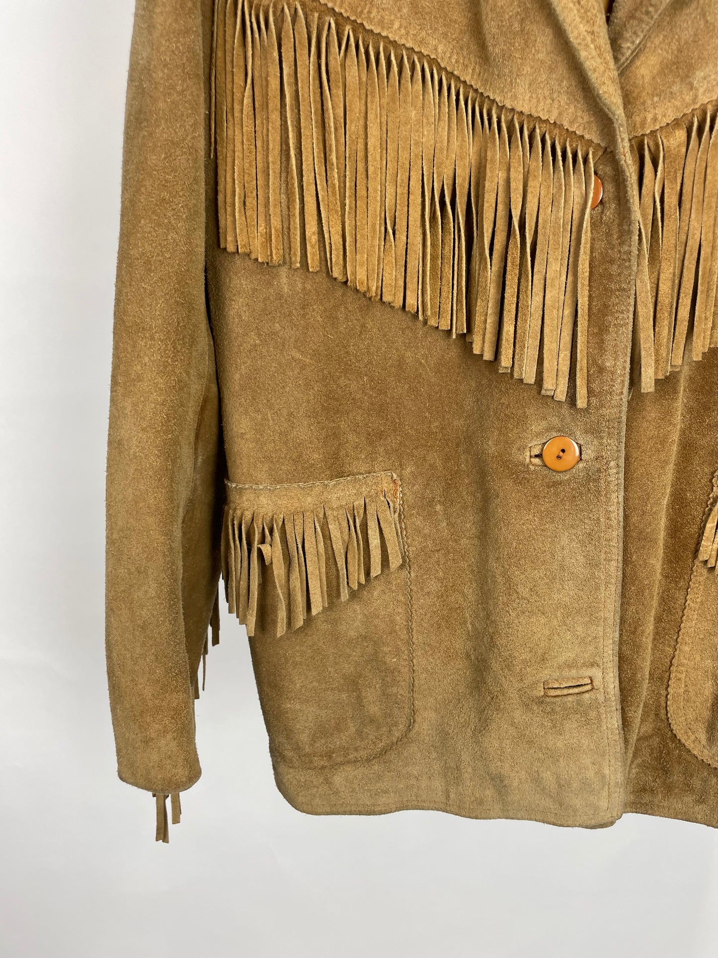 Vintage 70s Selfridges Long Tassel Jacket
