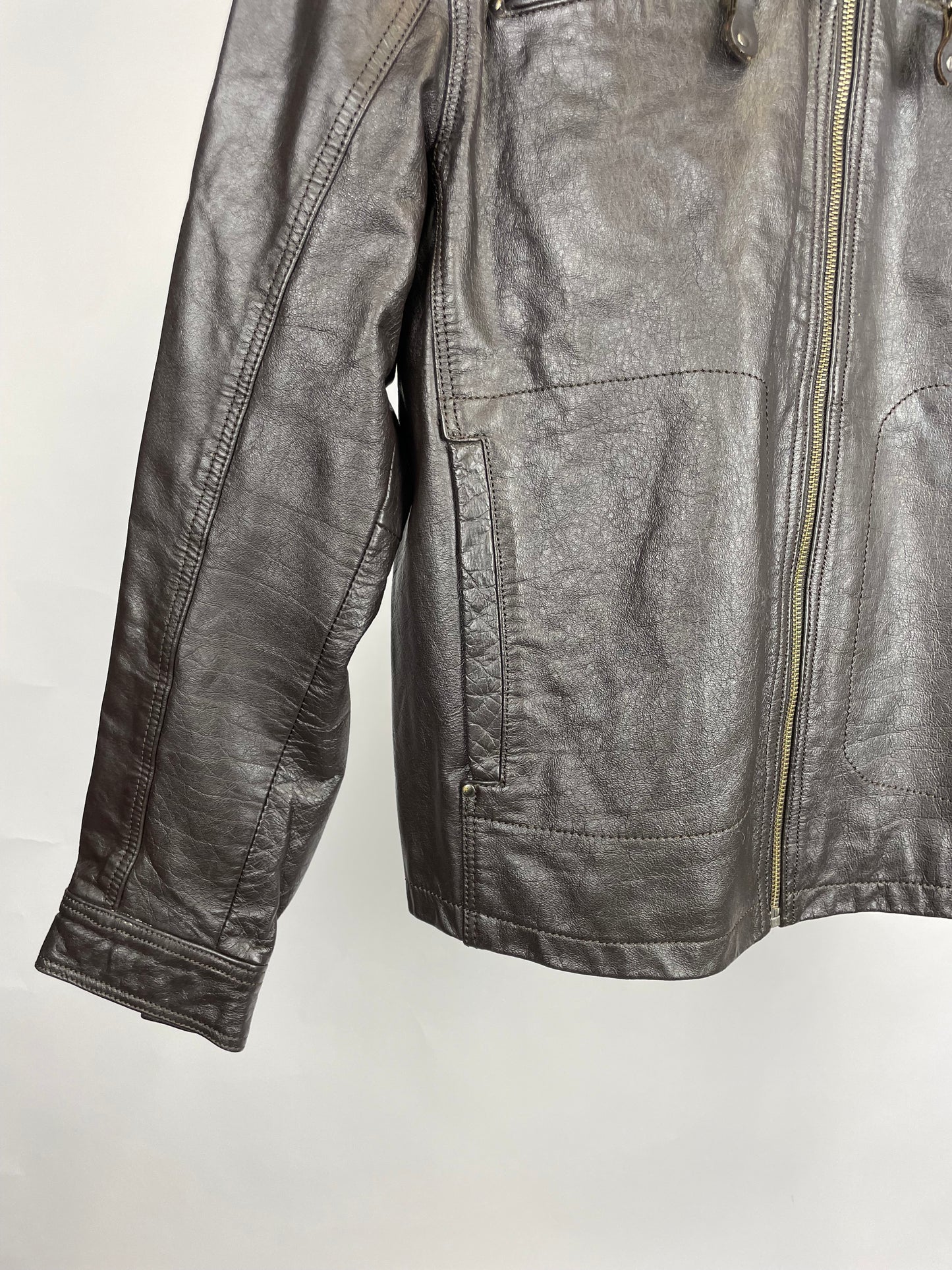 Vintage 90s Lee Cooper Leather Jacket