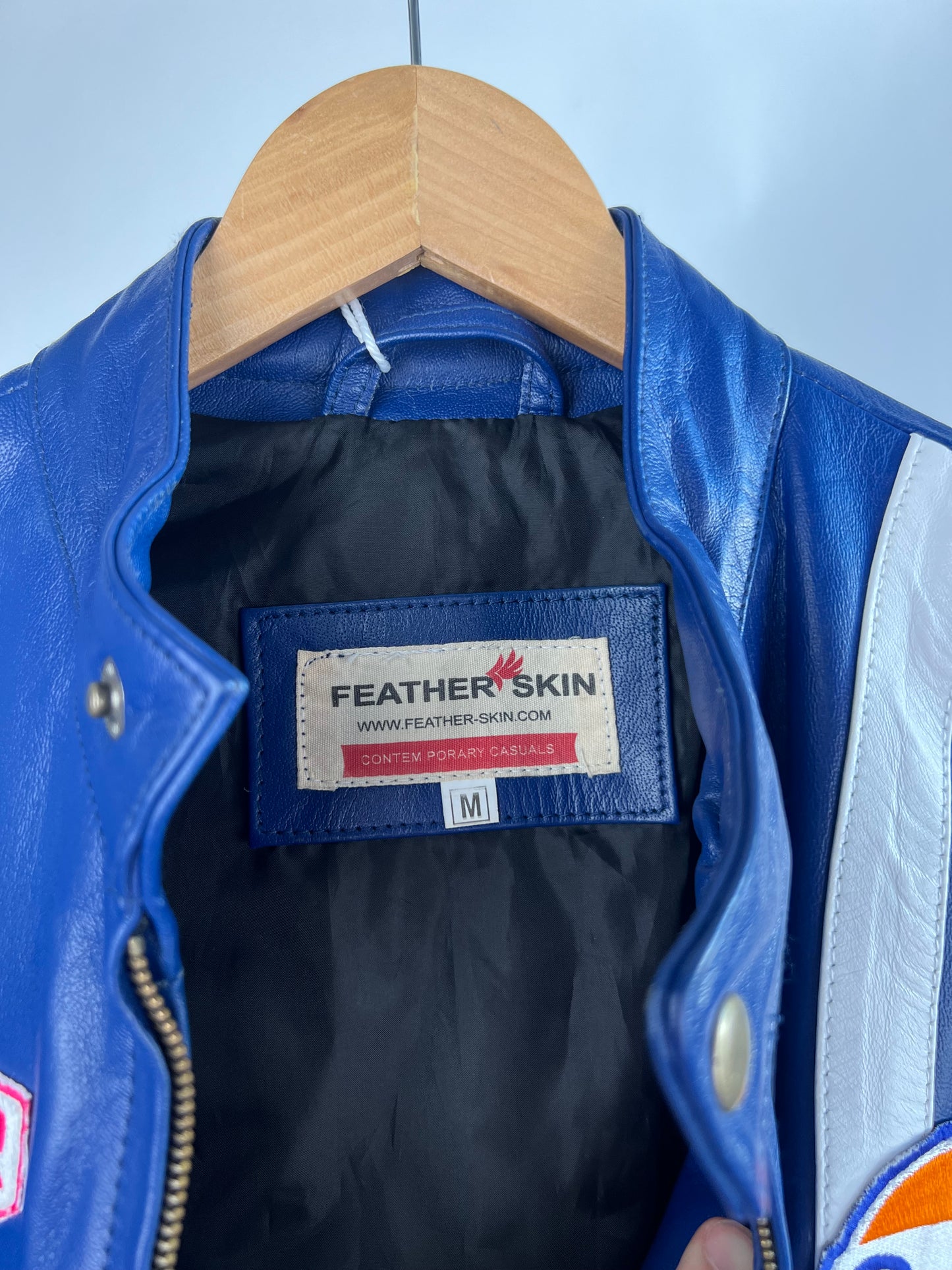 Vintage 90s Steve McQueen Leather Motorbike Jacket