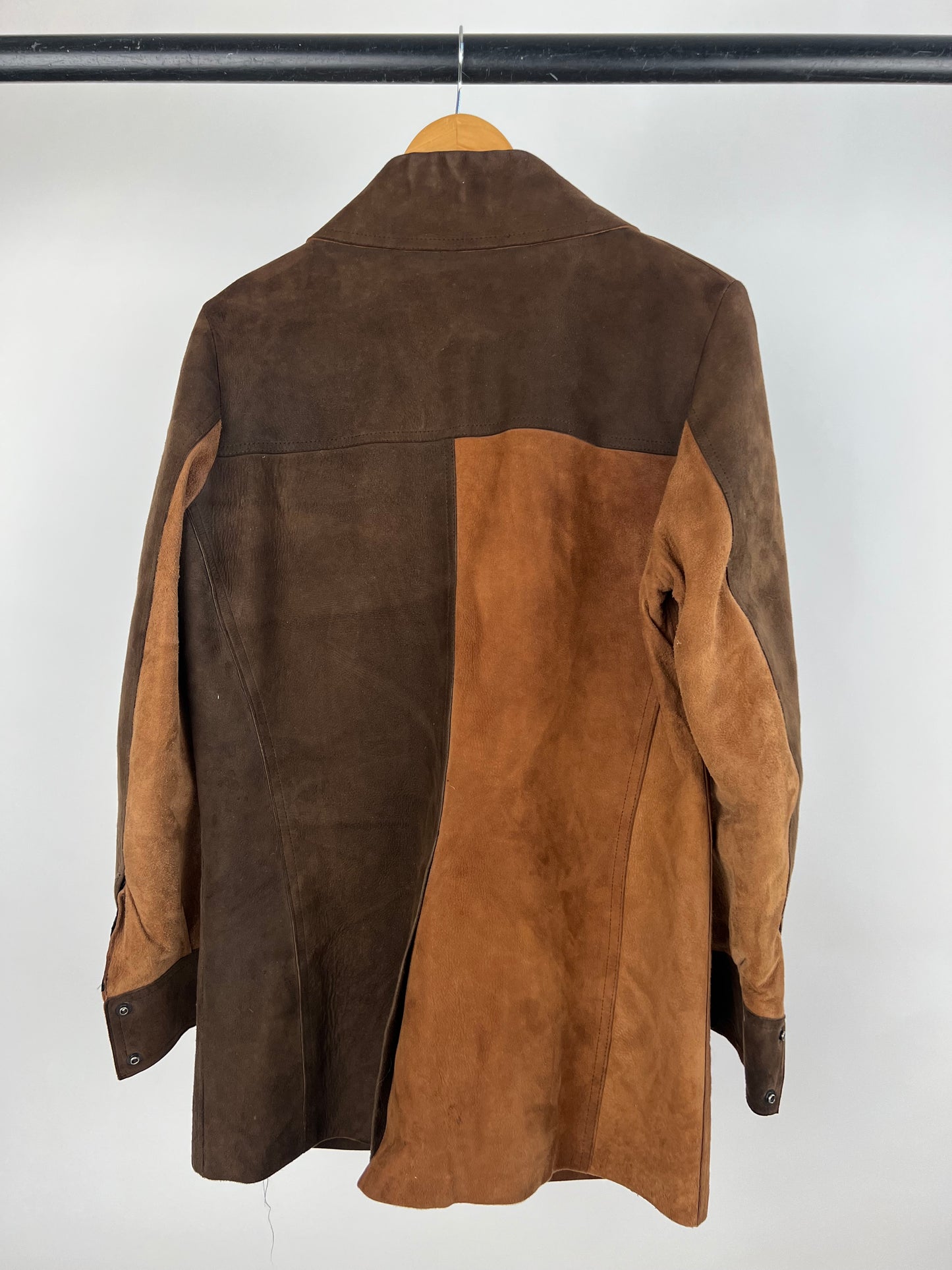 Vintage 70s Suede Two Tone Jacket