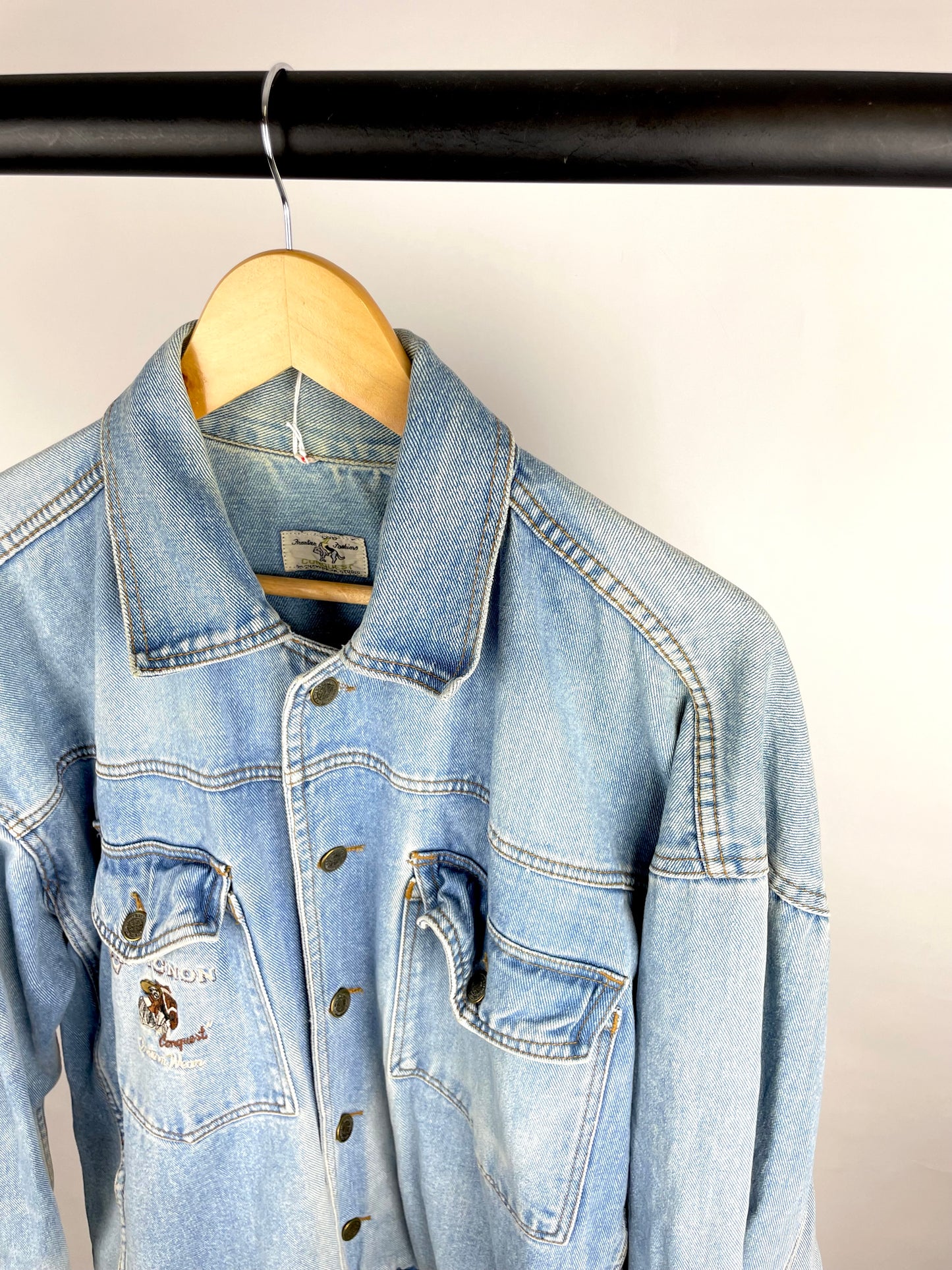 Vintage 90s Chevignon Denim Jacket