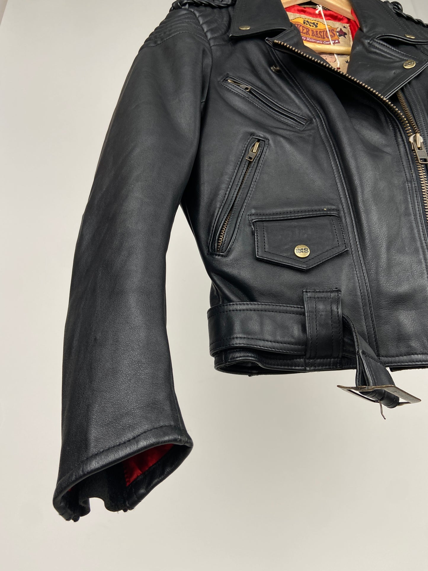 IXS American Eagle 90s Leather Biker Jacket