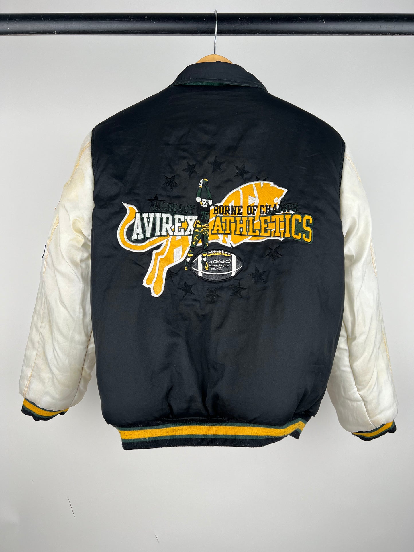 Vintage 90s Avirex 75 Champs Reversible Jacket