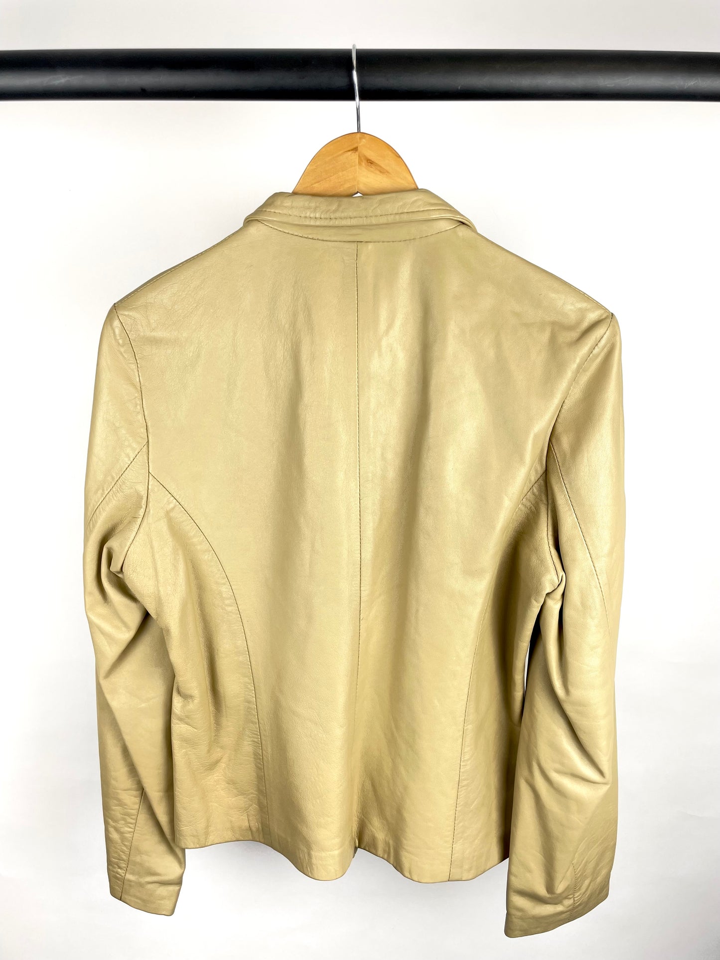 Vintage 90s Chamanchi London Leather Jacket