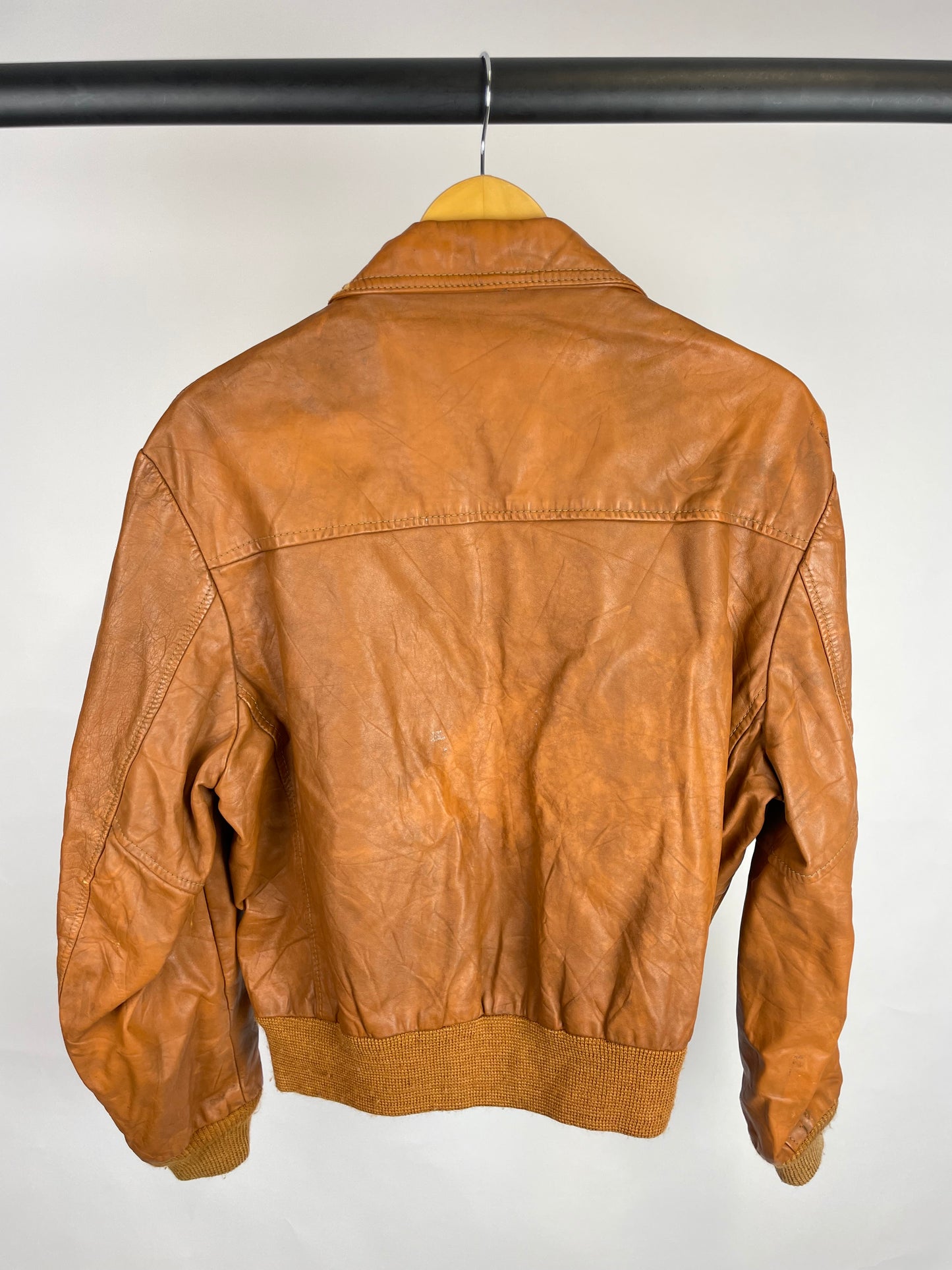 Vintage 90s The Leather Shop Leather Jacket