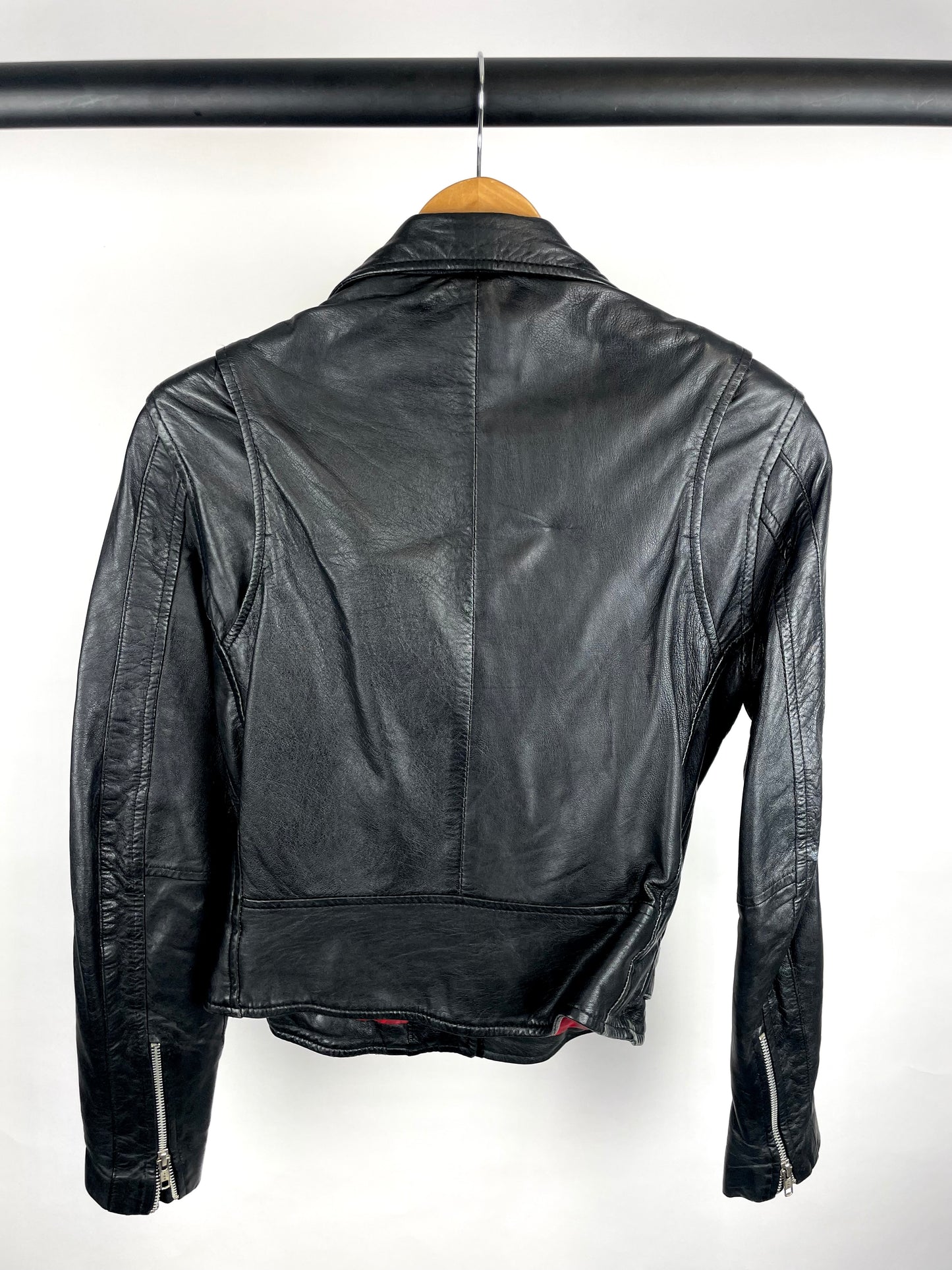Vintage 90s LLD Leather Biker Jacket