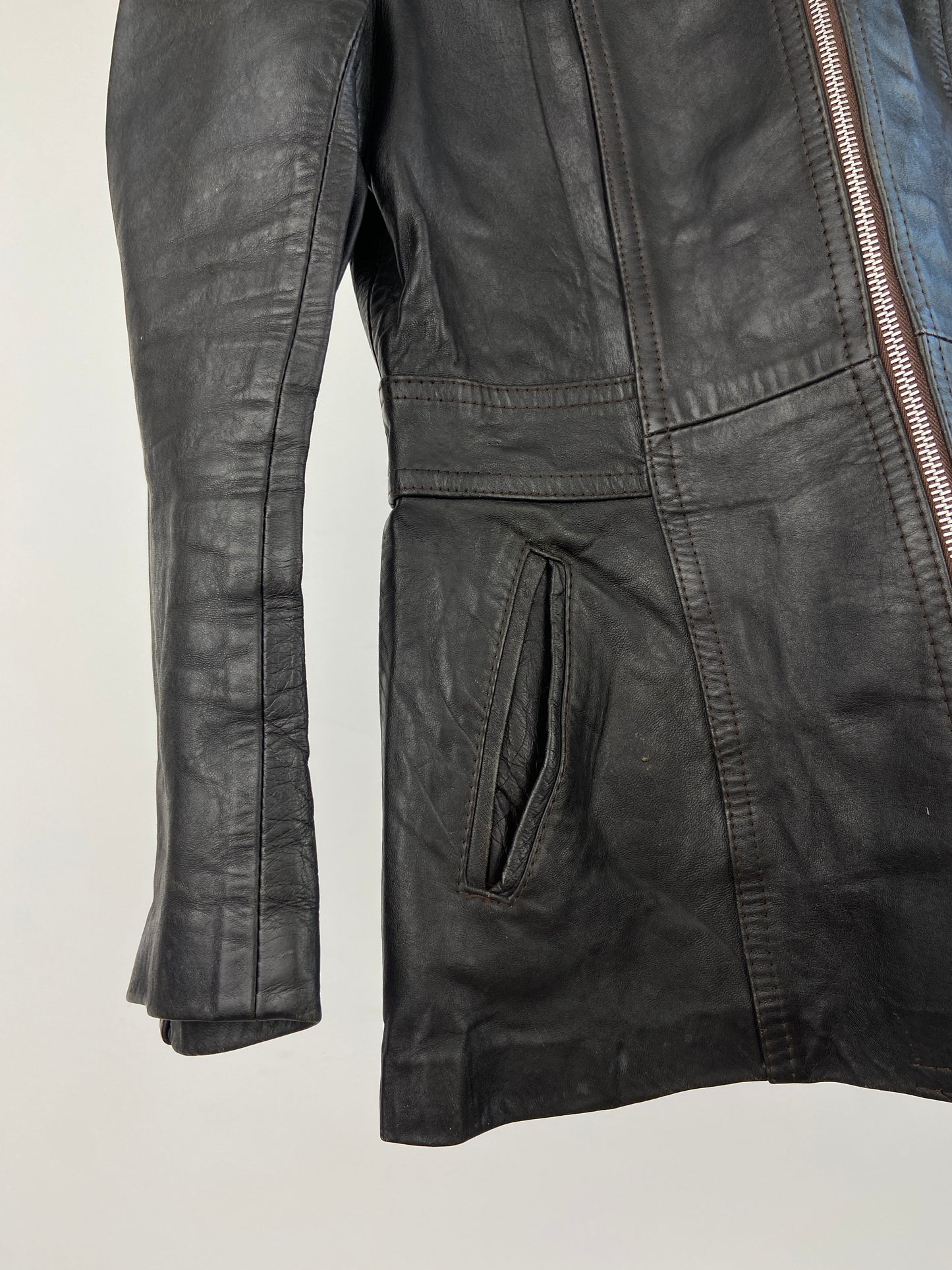 Vintage 60s Brown Leather Jacket