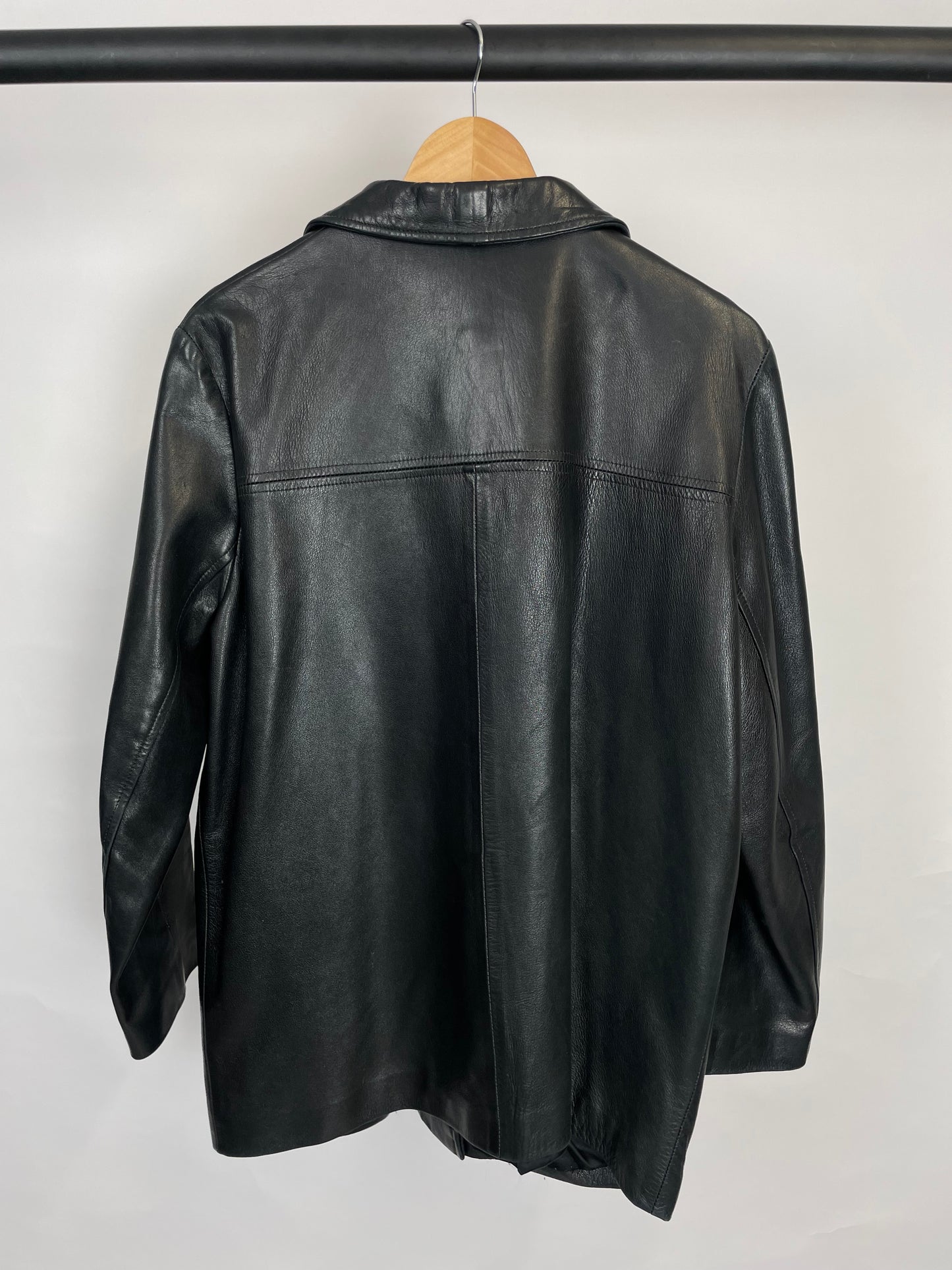Vintage 90s GK by Genel Leather Jacket
