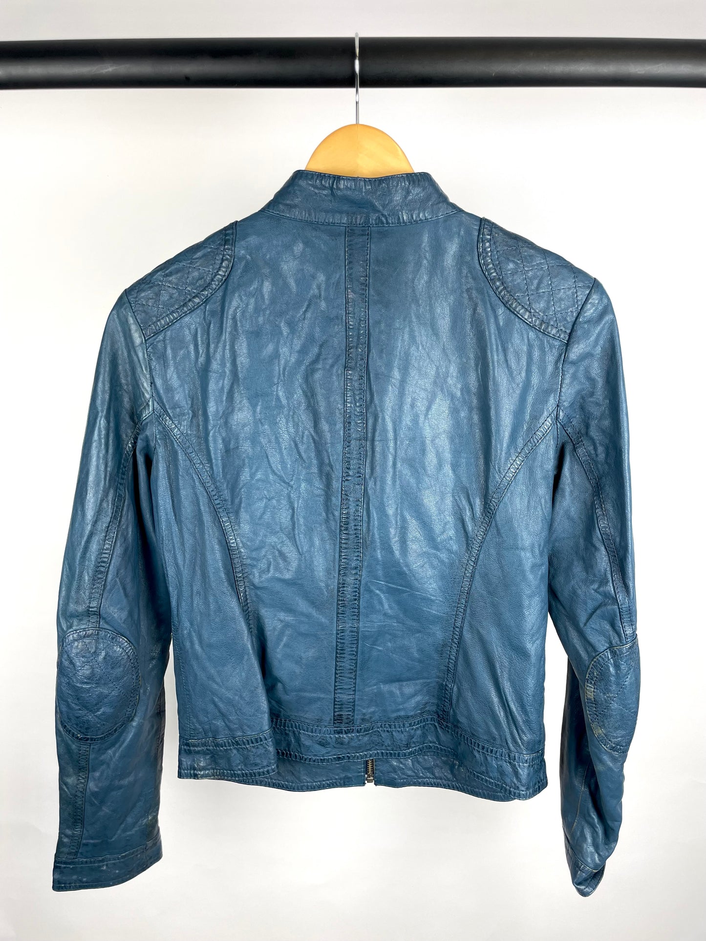 Vintage 90s tiddy wade Leather Jacket