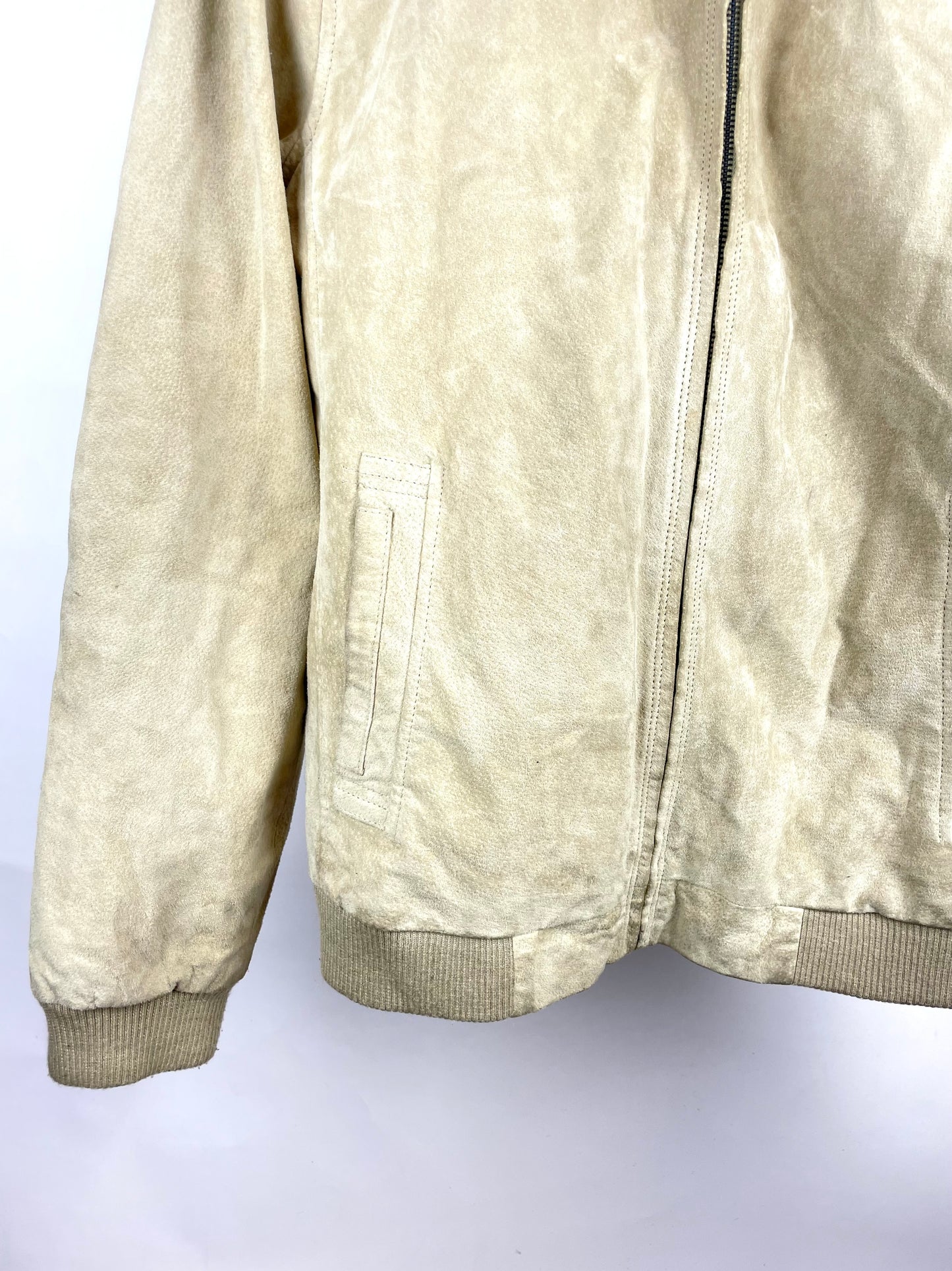 Vintage 90s Wind Horse Suede Jacket