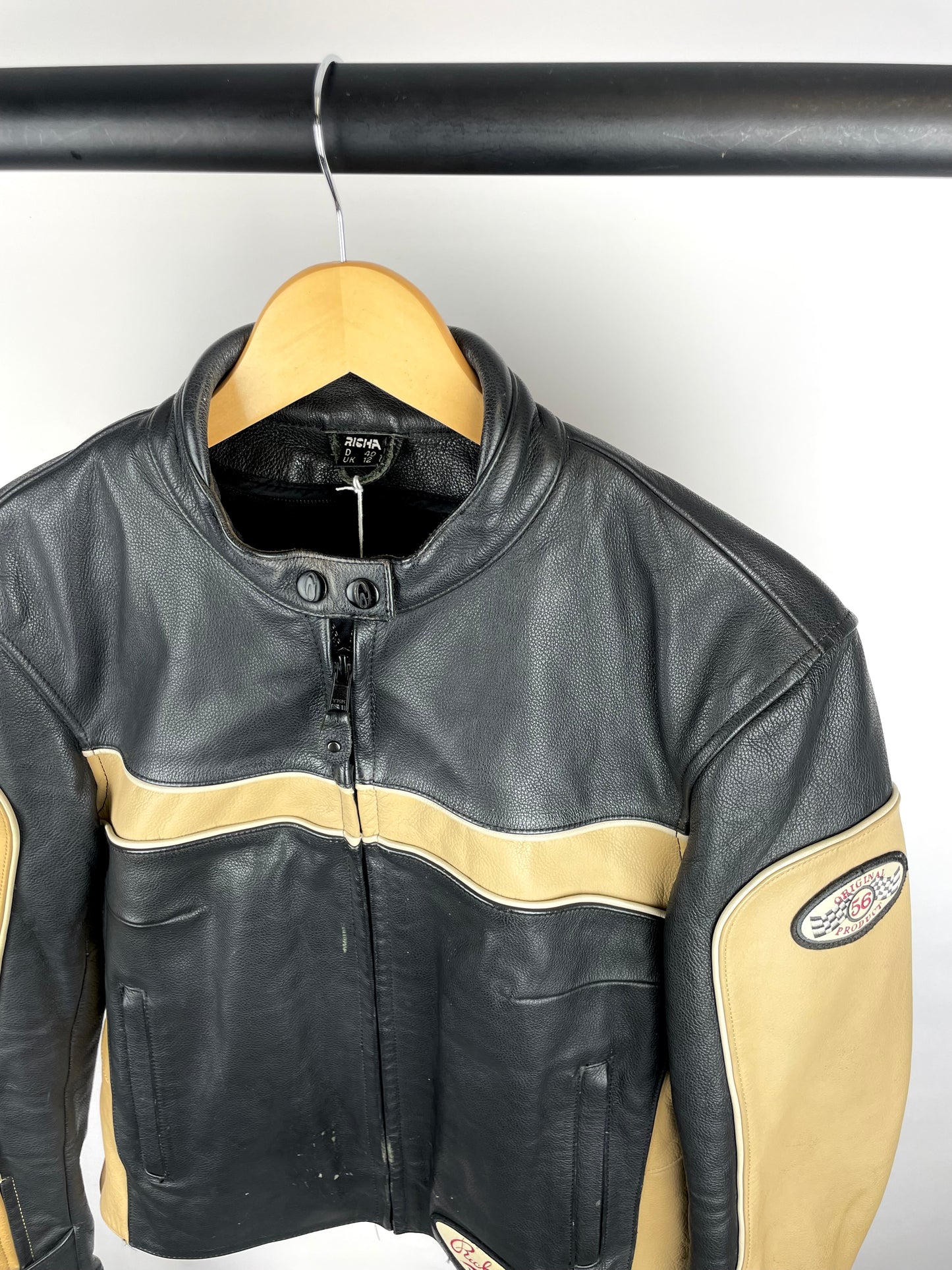 Vintage 90s RICHA Leather Motorbike Jacket