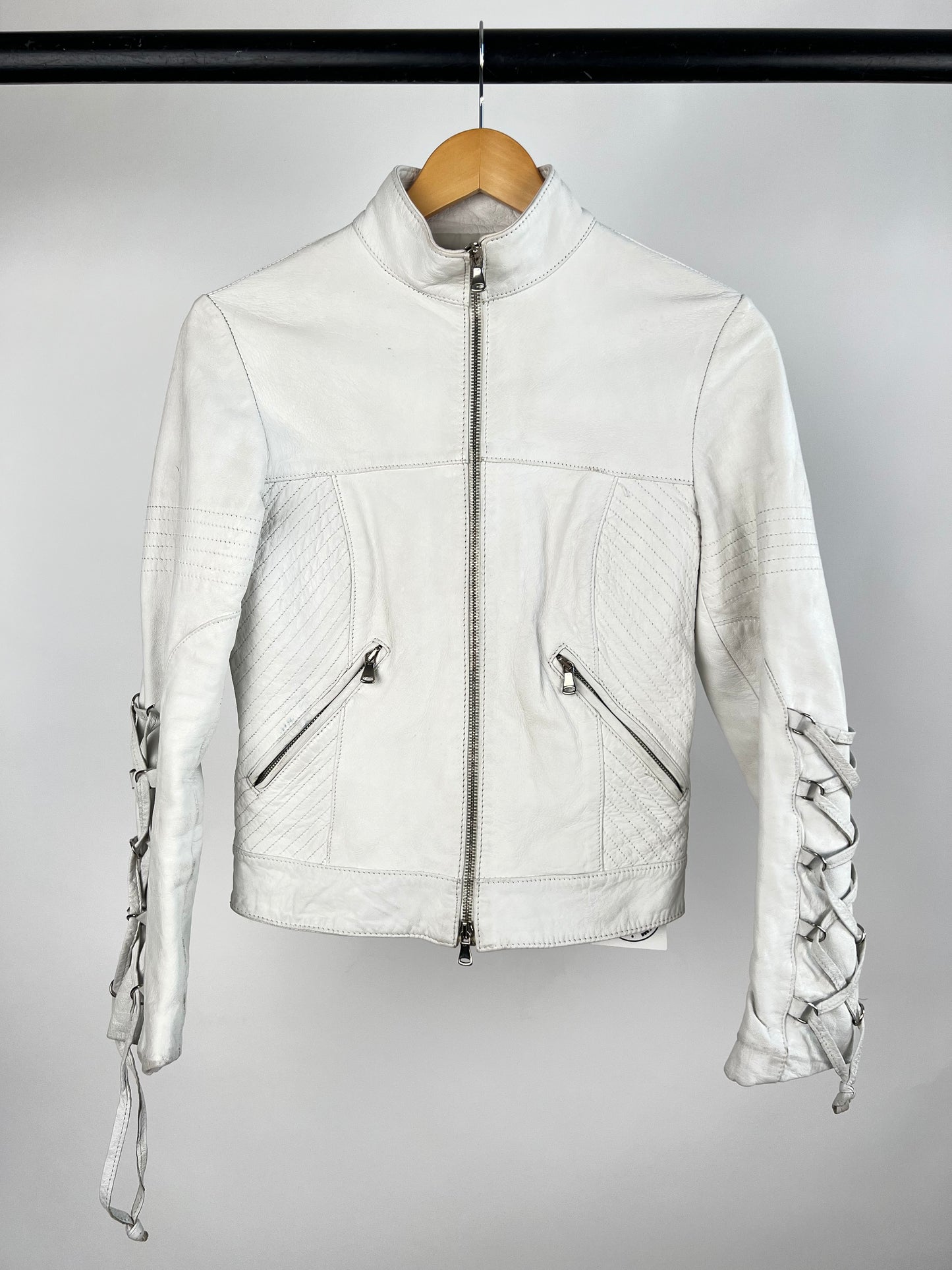 Vintage 90s Leather Biker Jacket