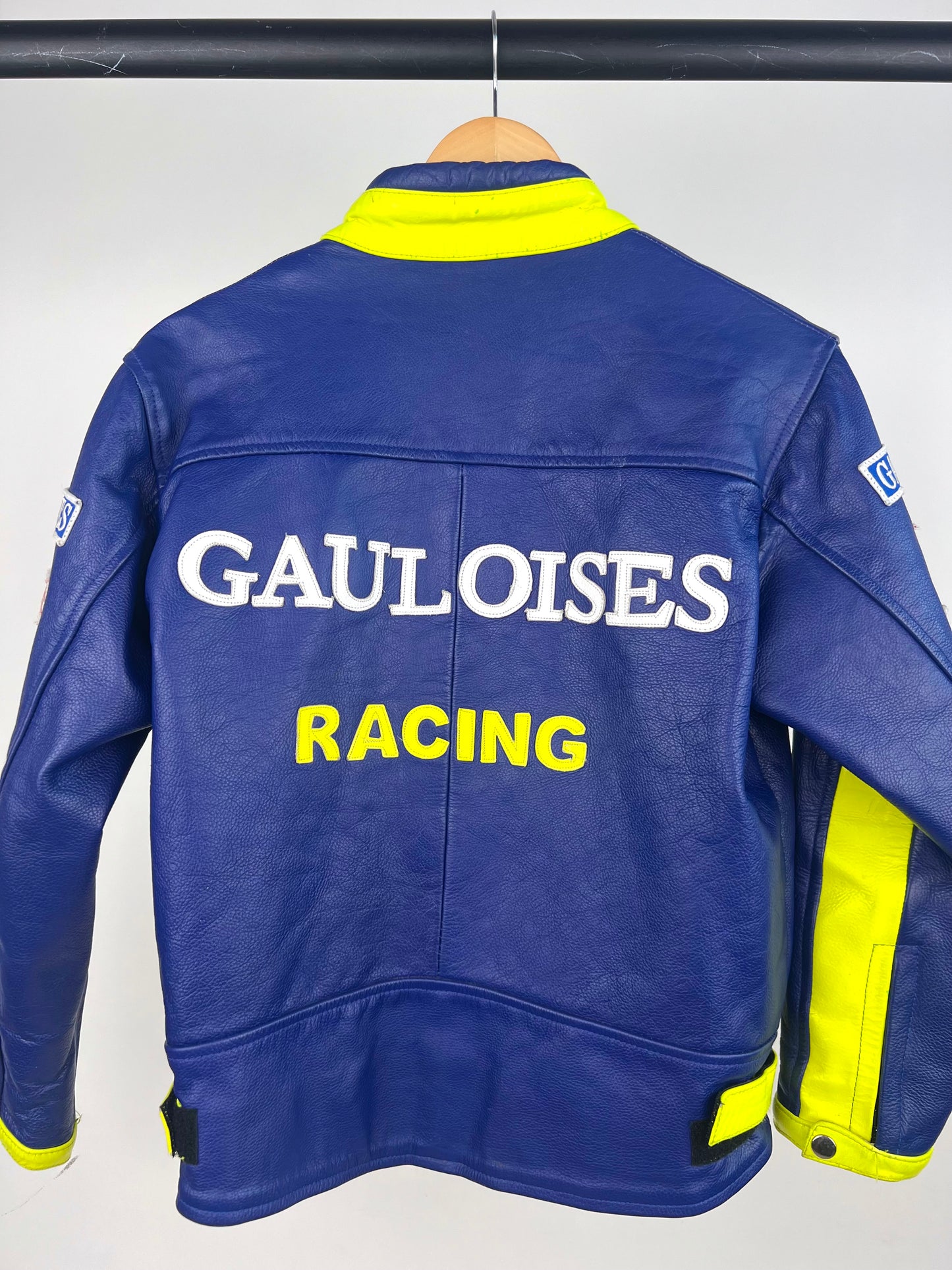 Gauloises 90s Leather Motorbike Jacket