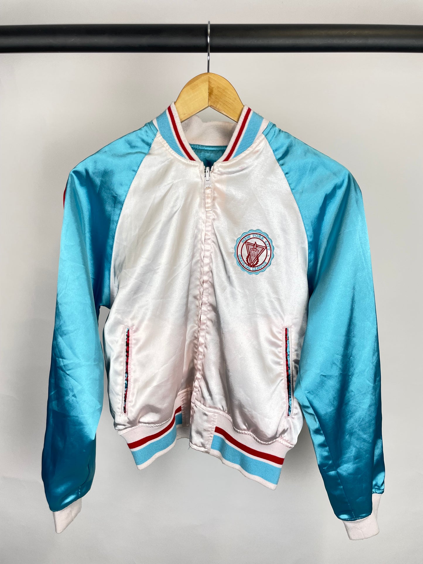 Vintage 90s Avirex Baseball NYC Official League Bomber Jacket