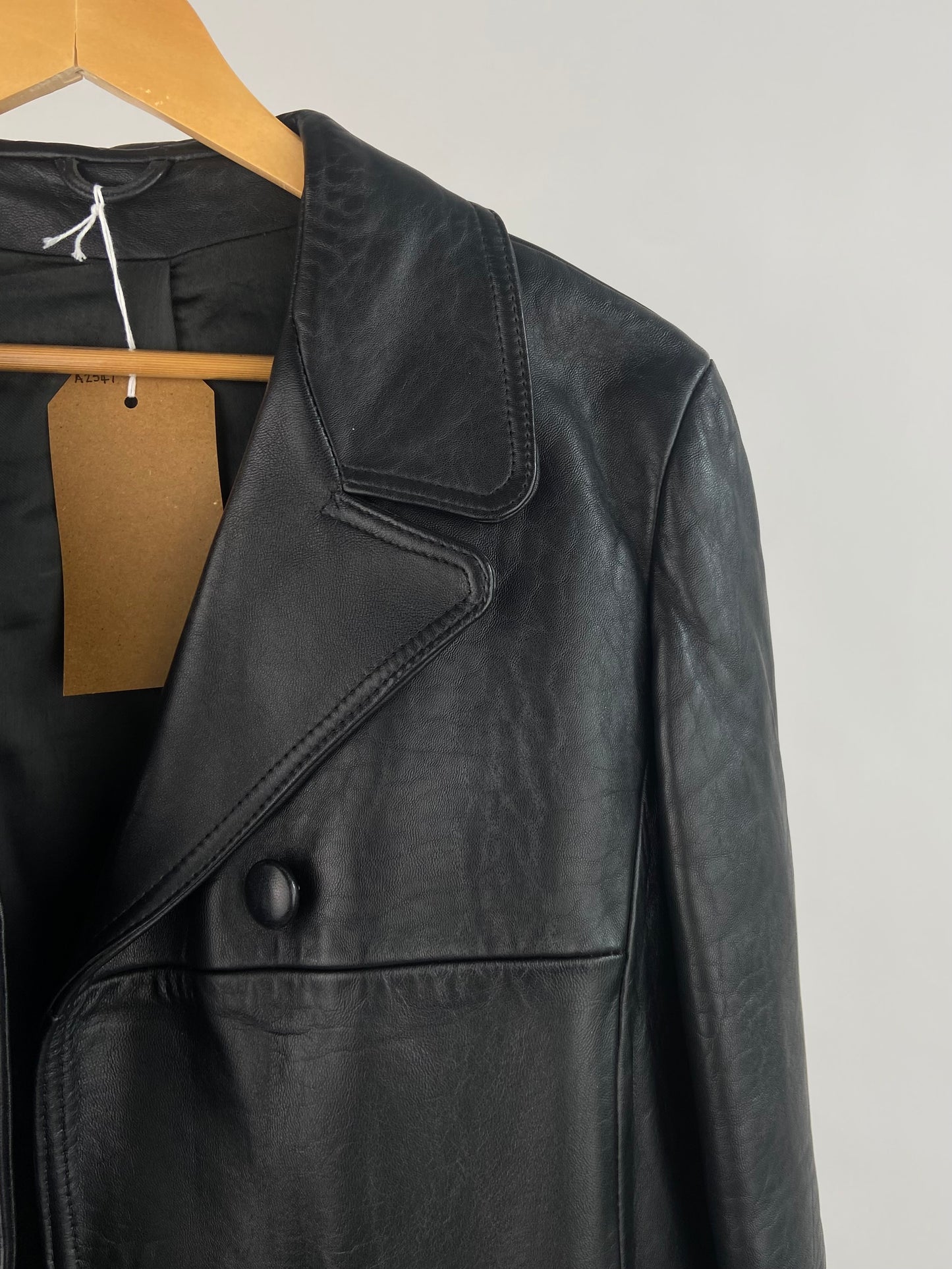 Vintage 90s Black Leather Jacket