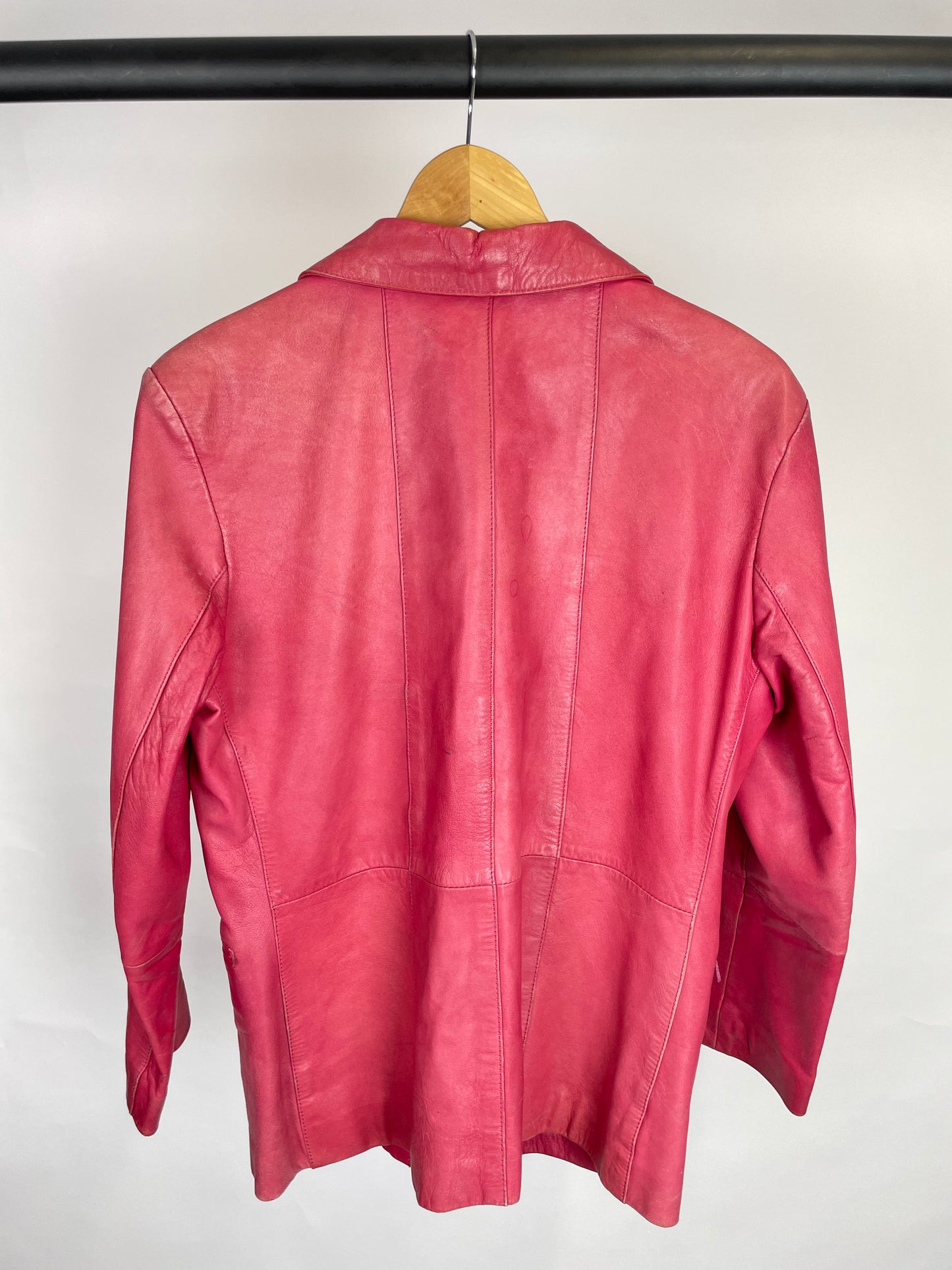 Vintage 90s Mellachia Leather Jacket