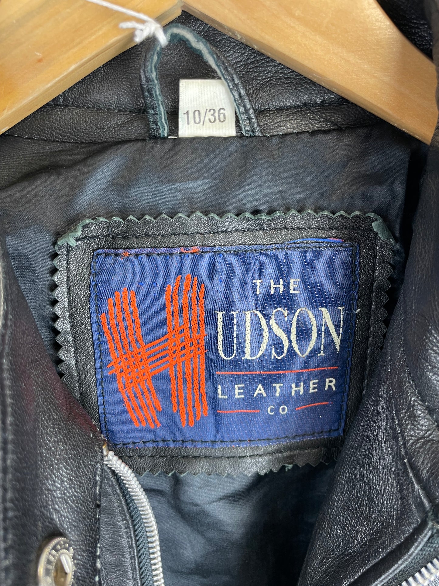 Vintage 90s The Hudson Leather Co Leather Jacket