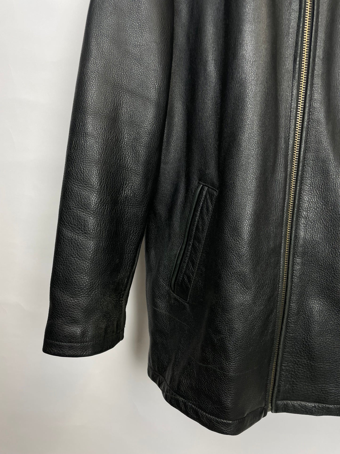 Vintage 90s Aviator Leather Jacket
