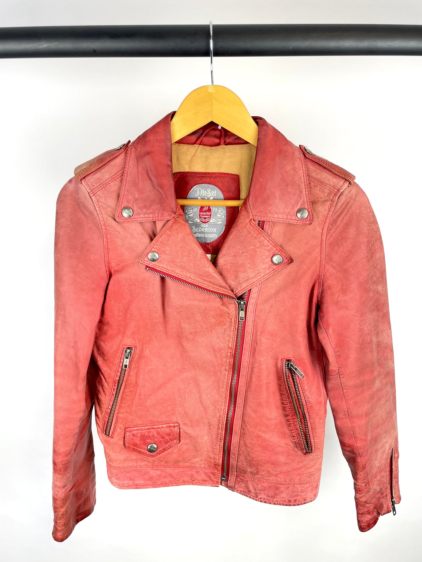 Vintage 90s Diesel Leather Jacket