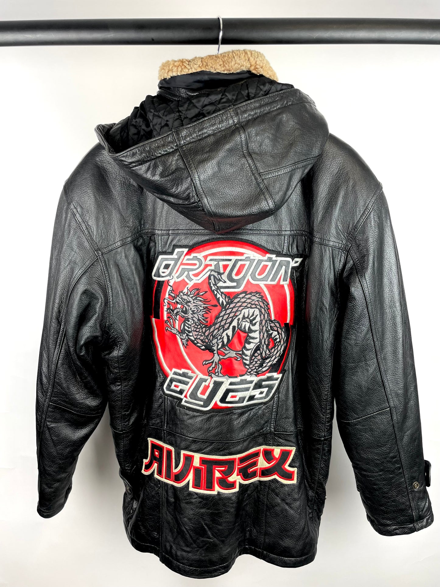 Vintage 90s Avirex Dragon Eyes Jacket