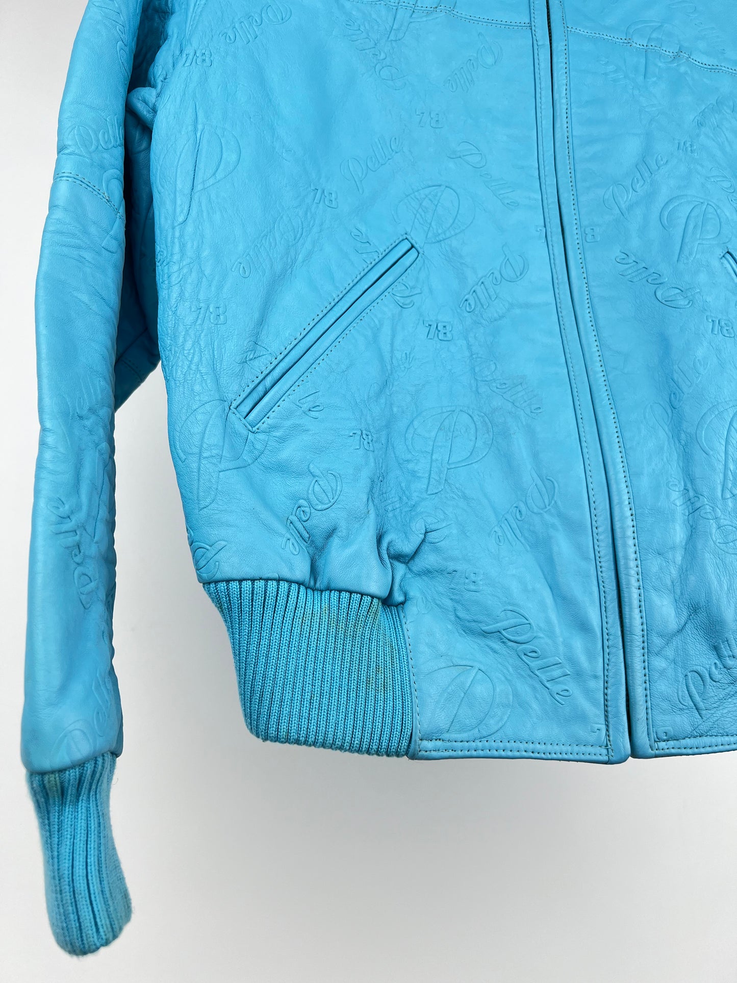 Vintage Pelle Pelle 90s Leather Bomber Jacket