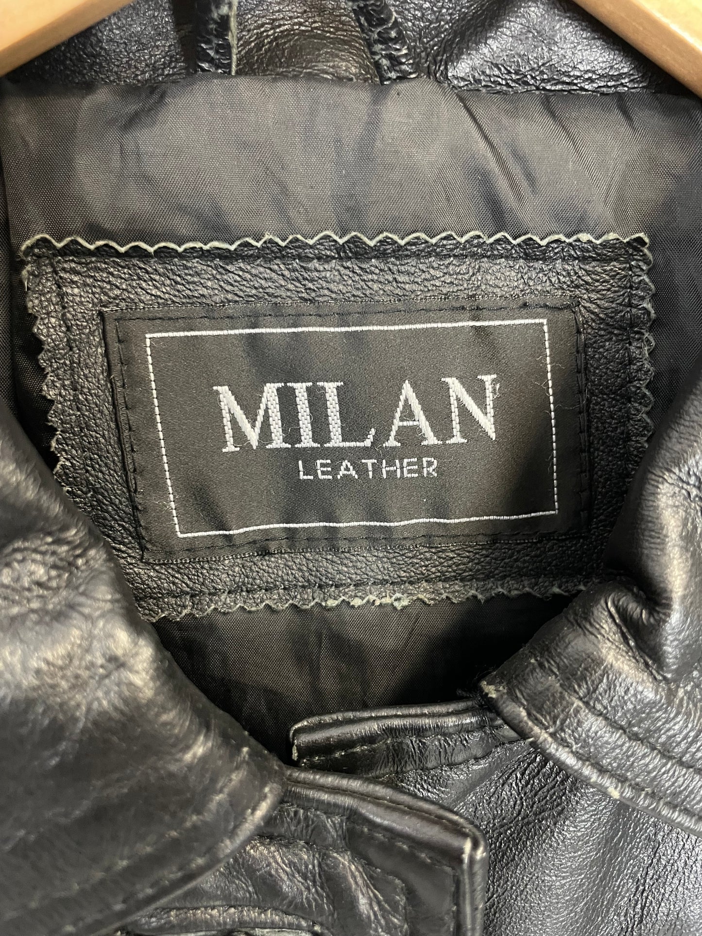 Vintage 90s Milan Leather Jacket