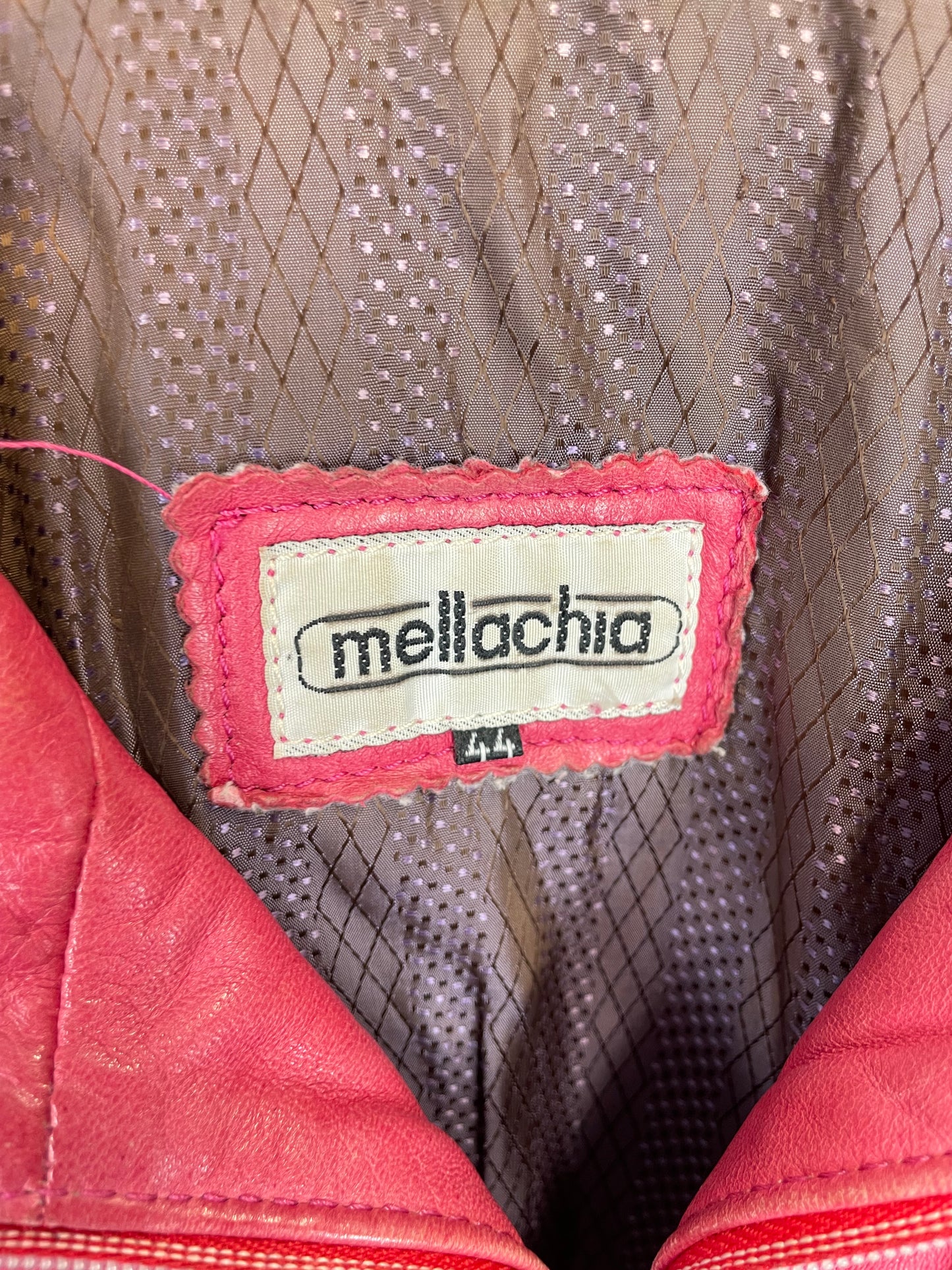 Vintage 90s Mellachia Leather Jacket