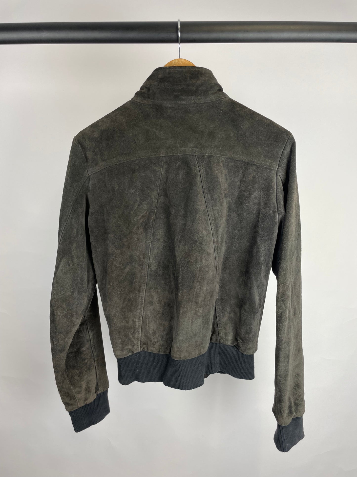 Vintage 90s Bomber Suede Jacket
