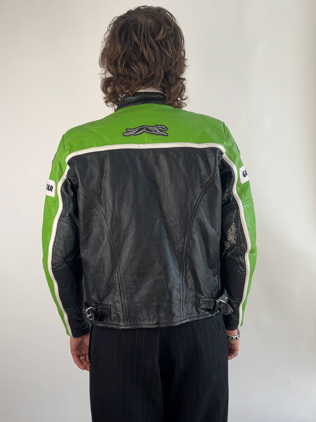 Hunter 90s Leather Motorbike Jacket