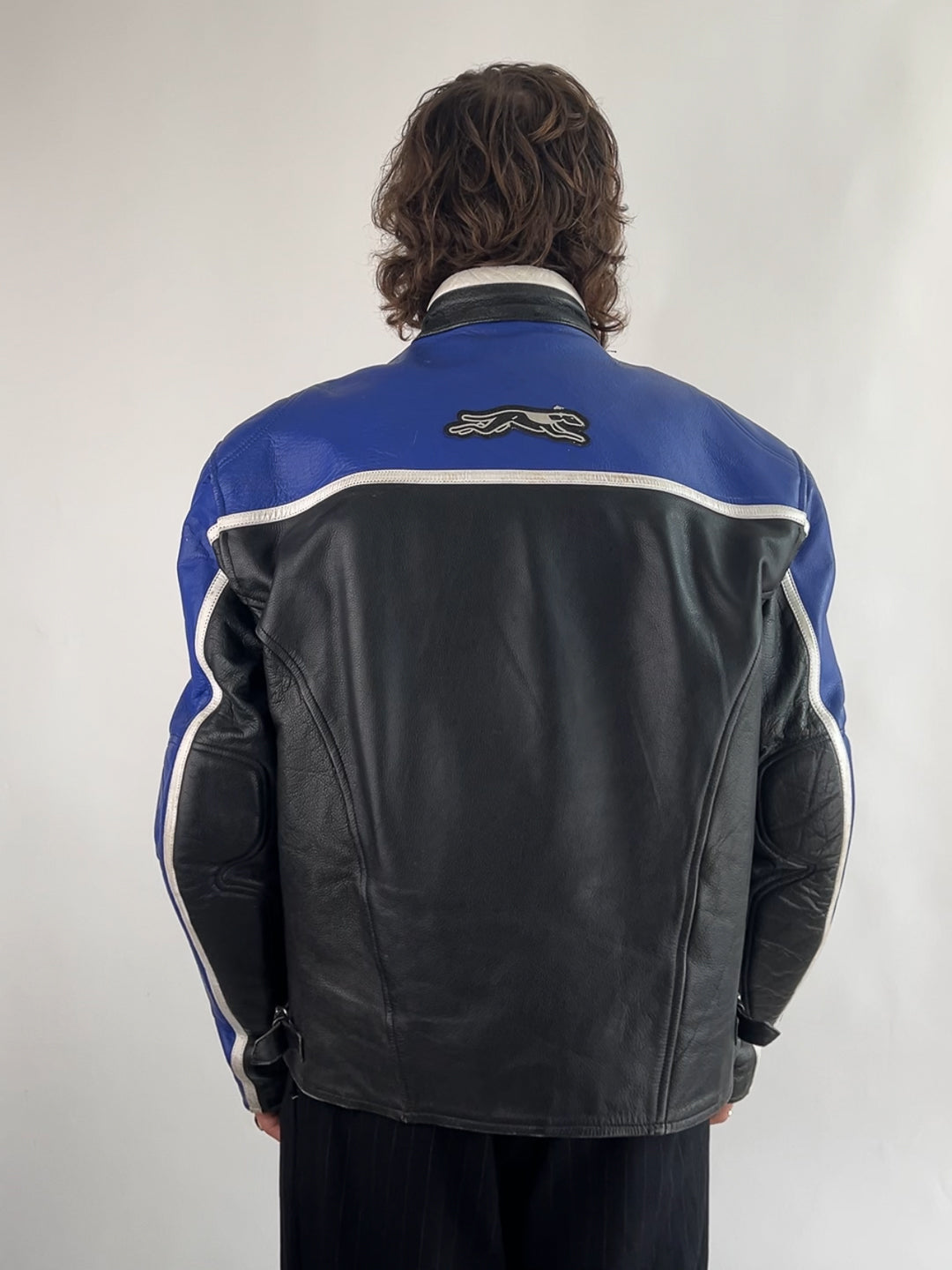 Vintage 90s Hunter Class Leather Motorbike Jacket