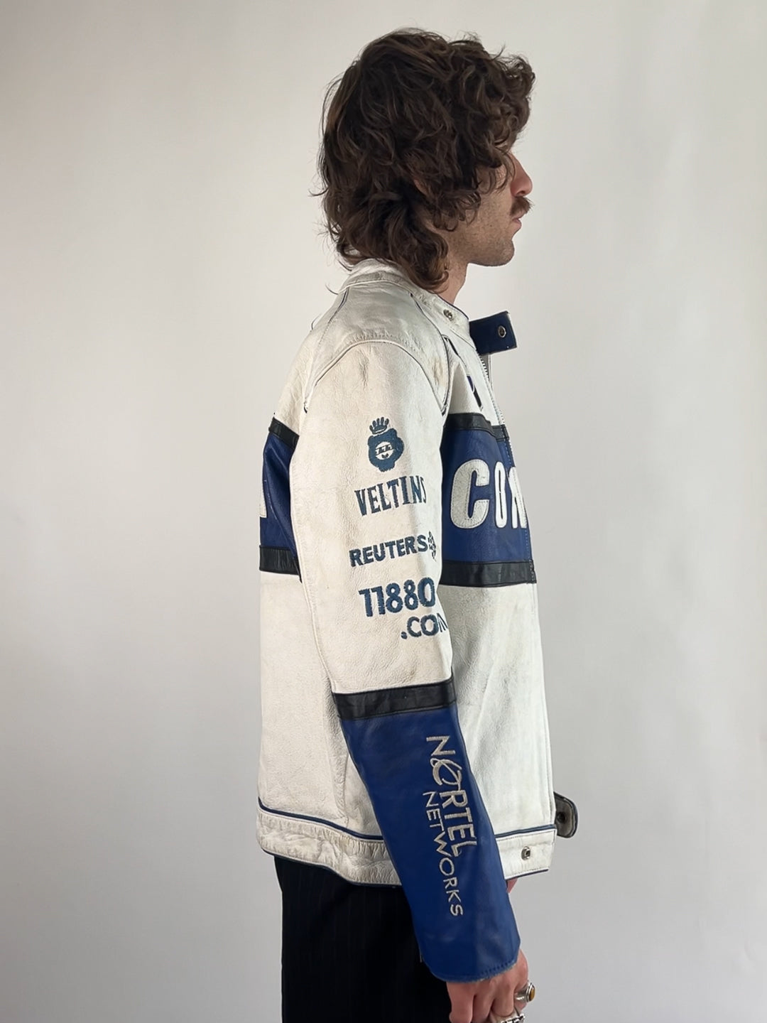 BMW 90s Leather Motorbike Jacket