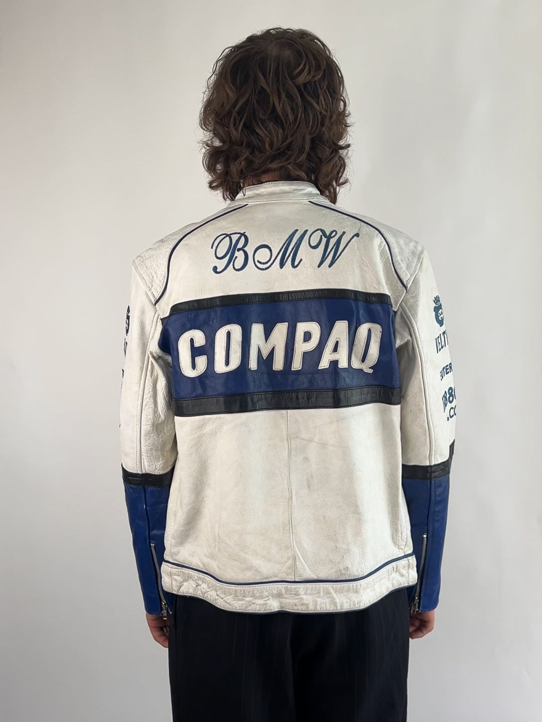 BMW 90s Leather Motorbike Jacket