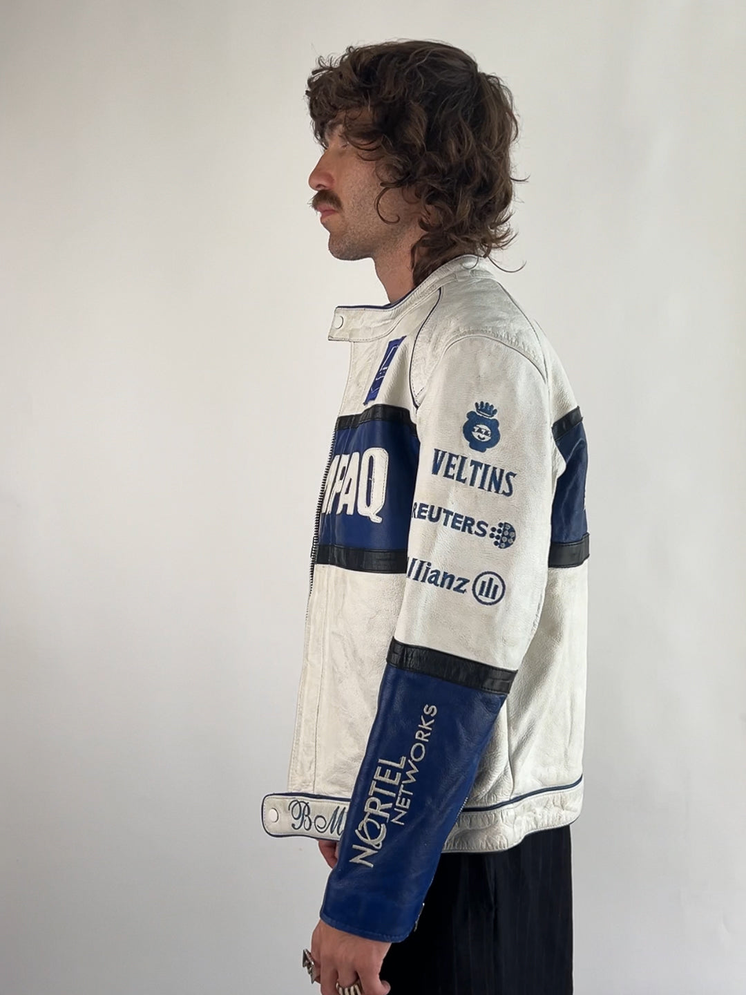 BMW 90s Leather Motorbike Jacket